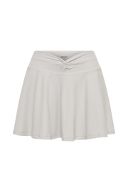 Lilah Twist Mini Skirt - Ice Grey