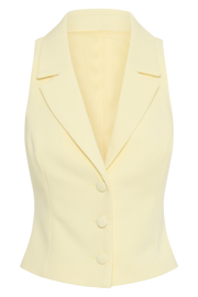 Mura Suiting Vest - Lemon