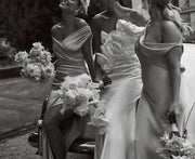 Image of bride and bridesmaids.