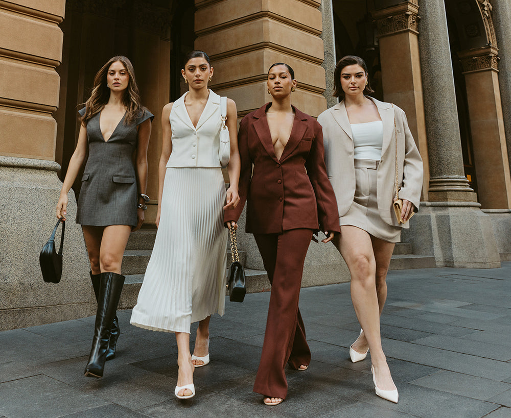 Image of women in suiting.