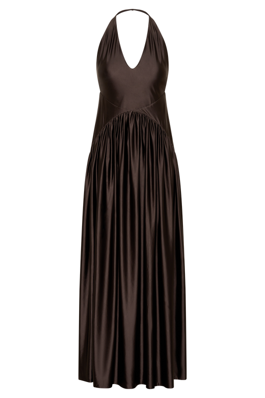 chocolate brown wedding guest dress Modelyn Women's Elegant Off-Shoulder Lace Beaded Detail Evening Gown, Autumn Brown Formal Dress Chocolate Brown Dress Brown Dresses Classy Elegant Brown Wedding Guest Dress Brown Bridesmaid Dress Brown Elegant Dress Graduation Ceremony,