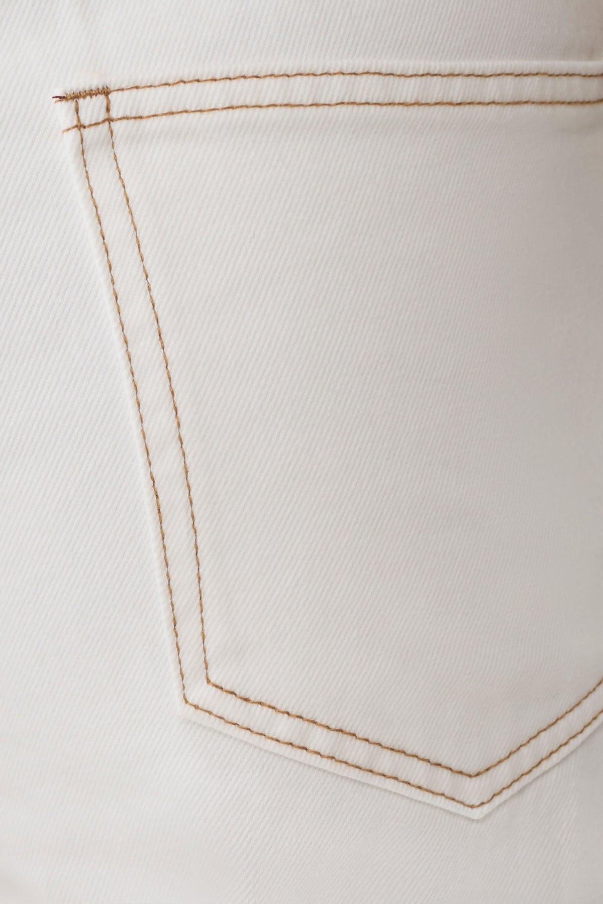 Mannon Mid Rise Denim Jeans - White #5