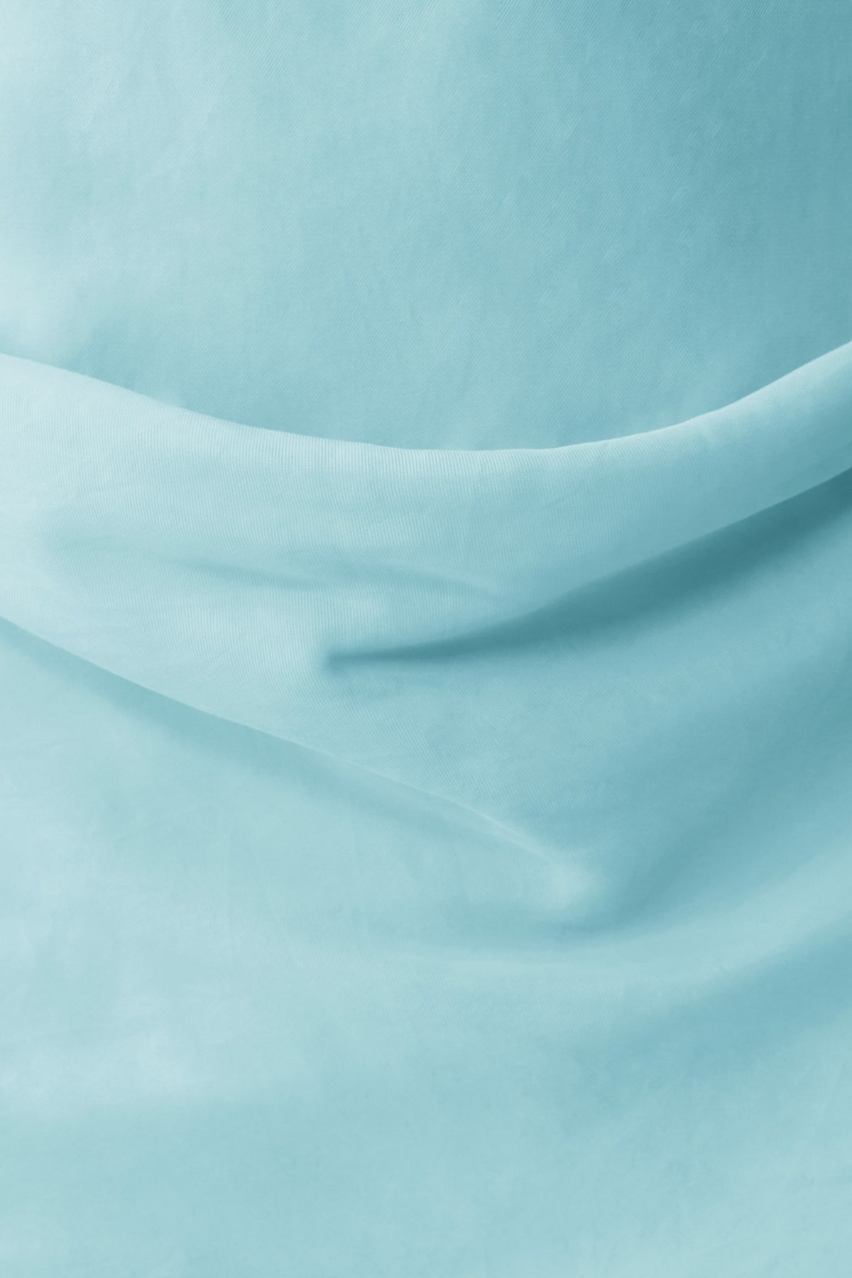 Bexley Draped Mini Dress - Cyan Blue