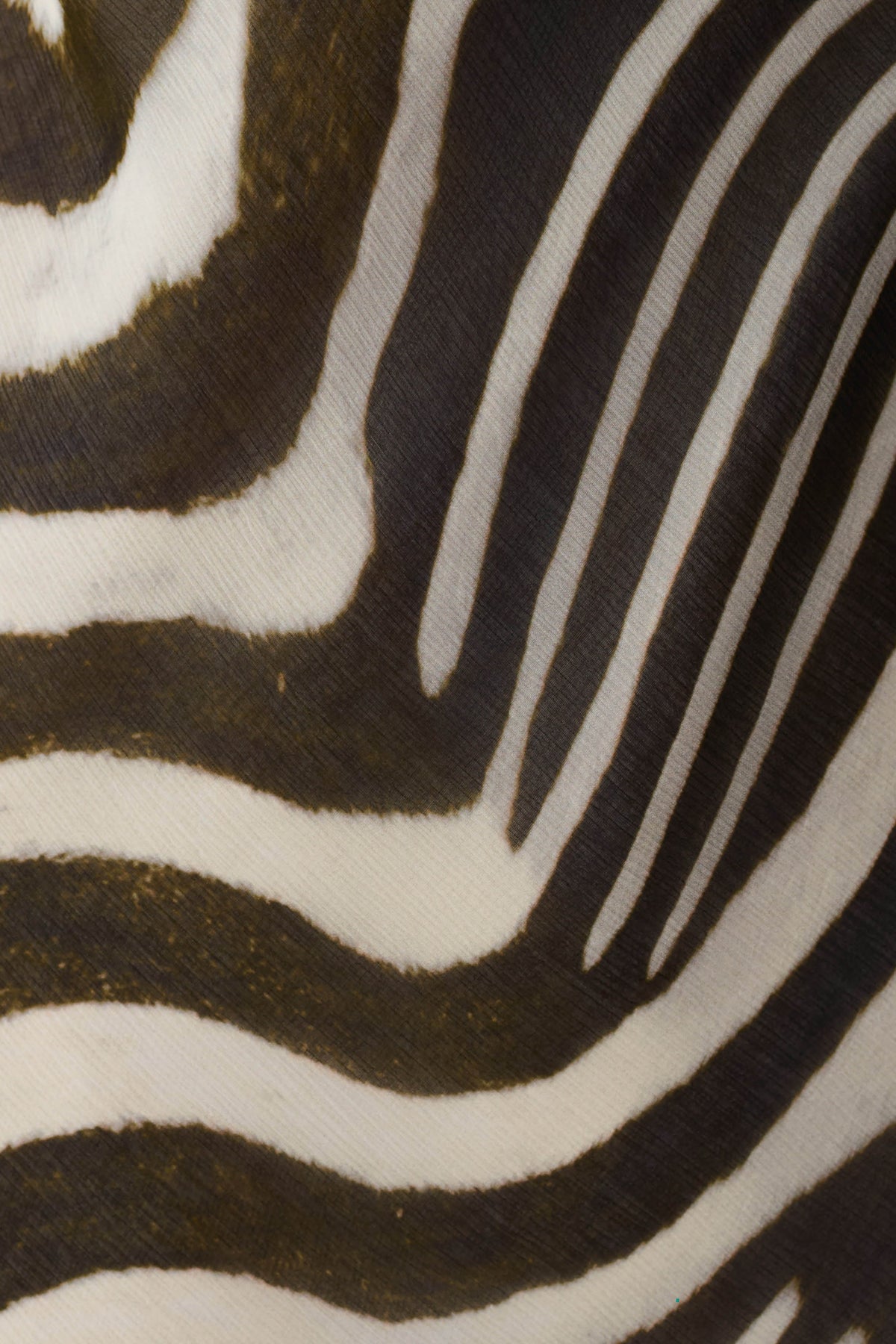 Zoe Cowl Front Printed Maxi Dress - Zebra Print
