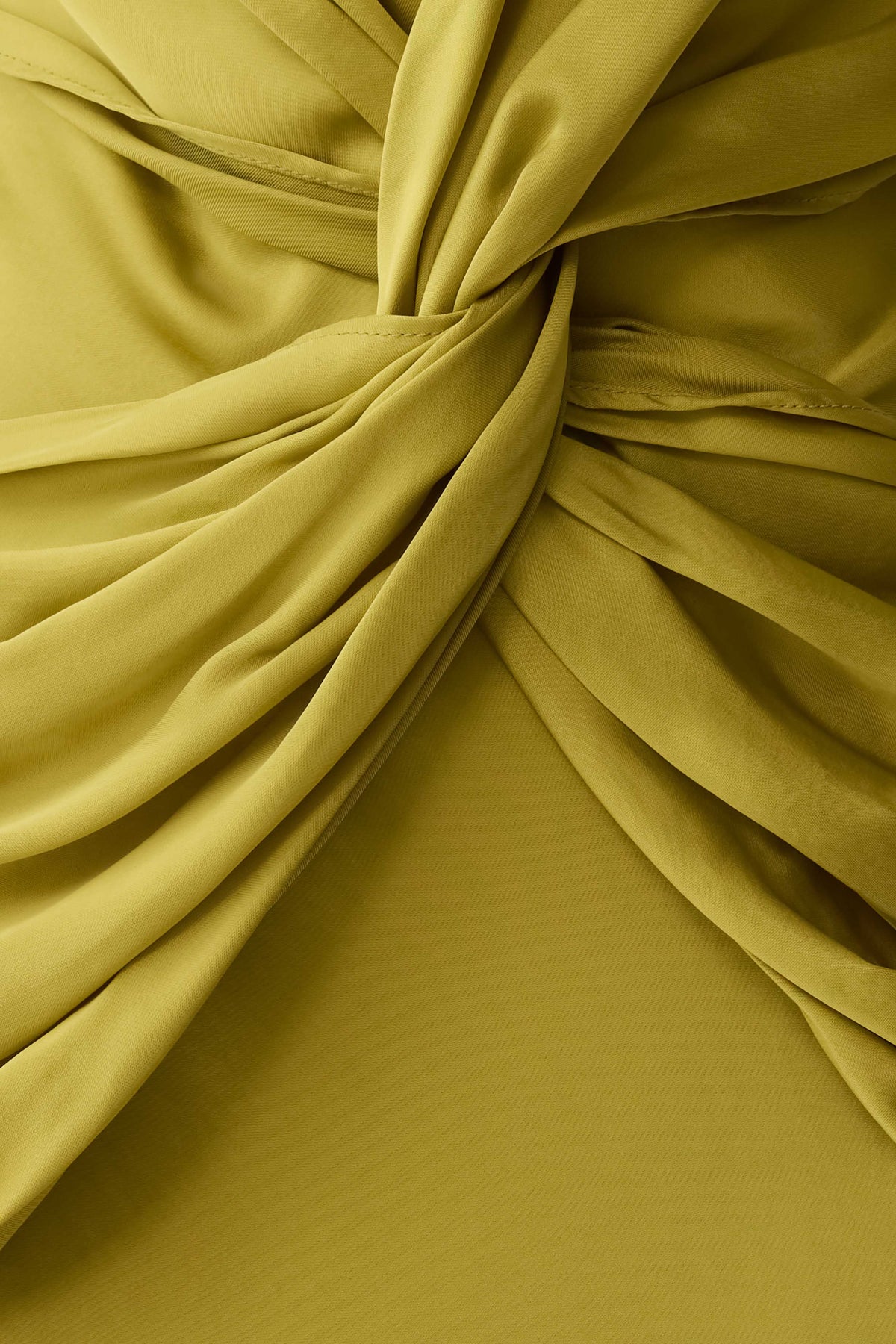 Fantina V Neck Satin Maxi Dress - Chartreuse #5
