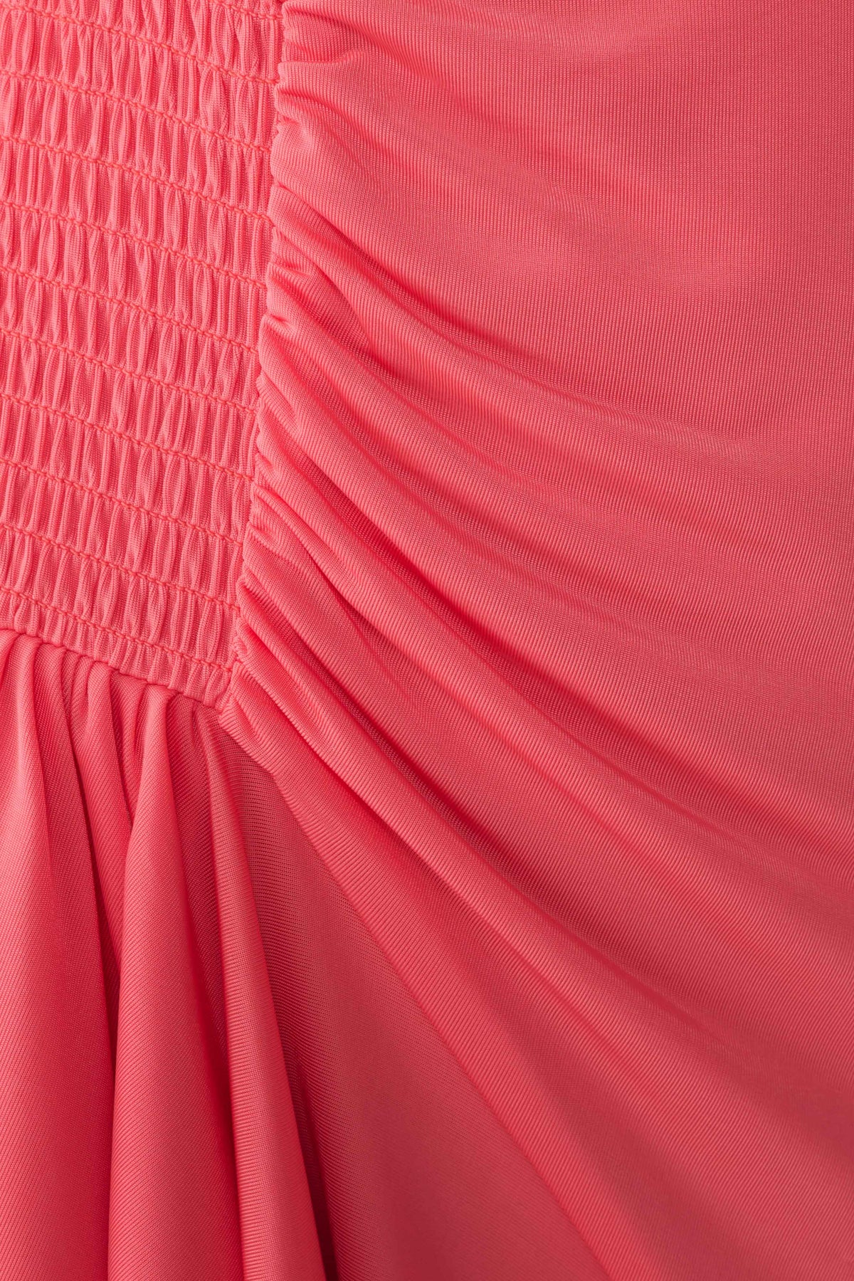 Andaluz High Neck Side Split Dress - Pink Peach #7