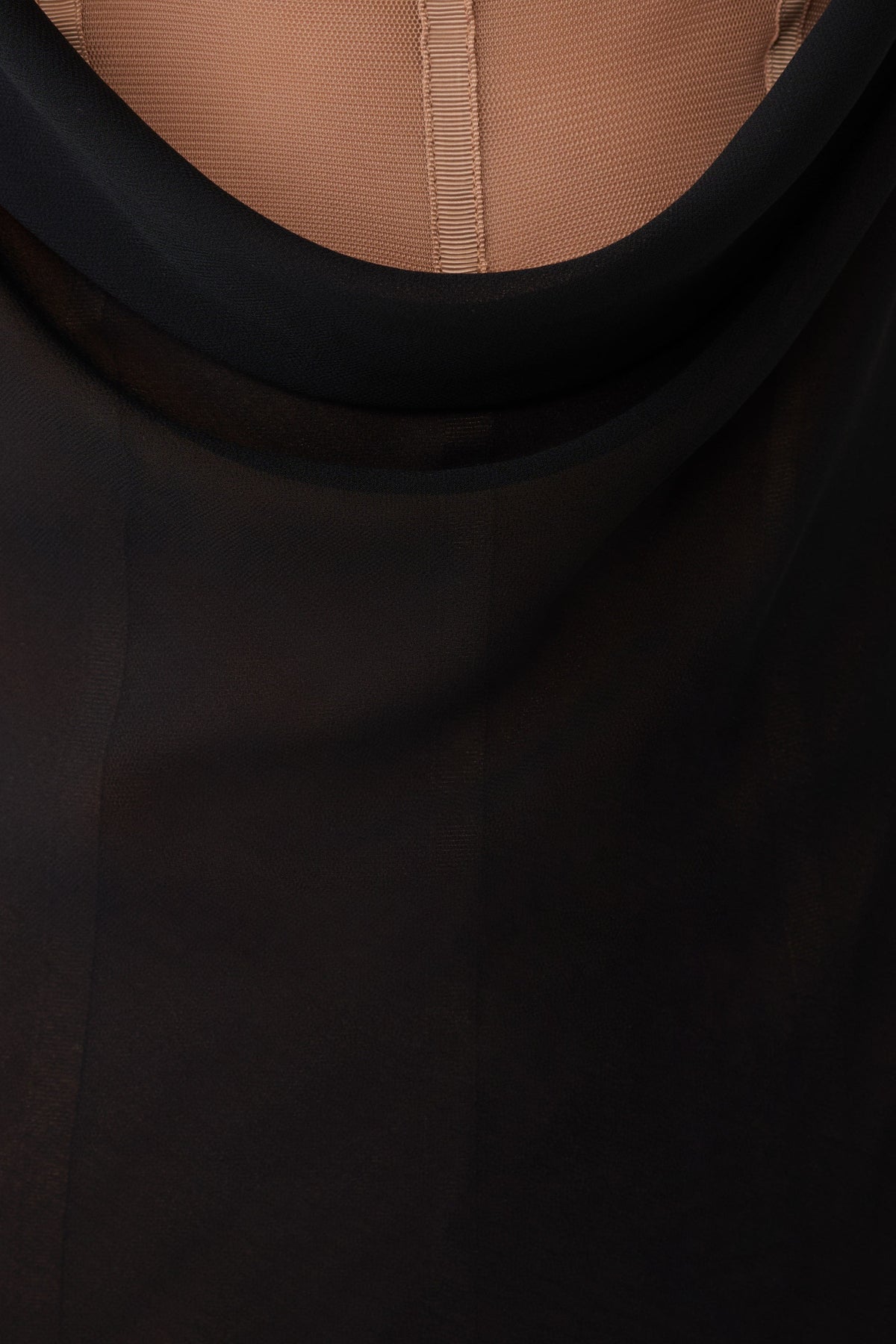 Alexandra Layered Chiffon Maxi Dress - Black #6
