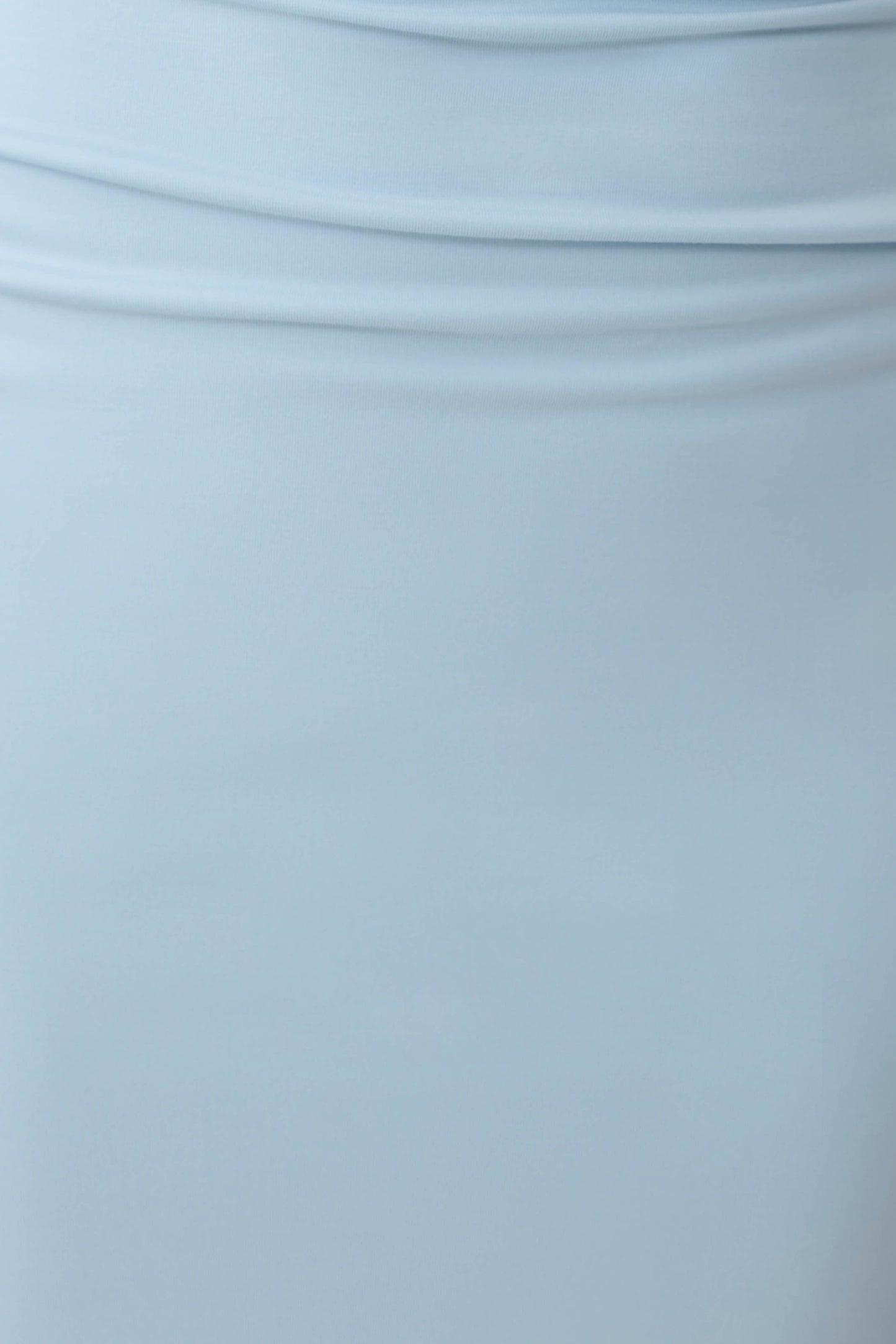 Noelle Longsleeve Roll Neck Midi Dress - Pale Blue