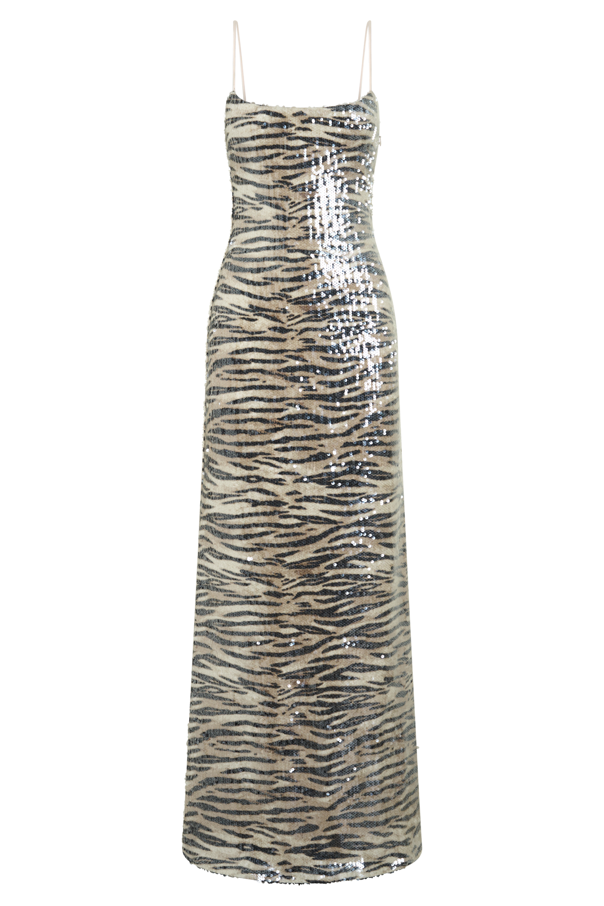 Deborah Sequin Maxi Dress - Zebra Print #8