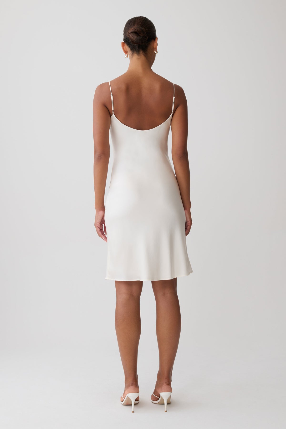 Cathal Silk Blend Midi Dress - Ivory #2