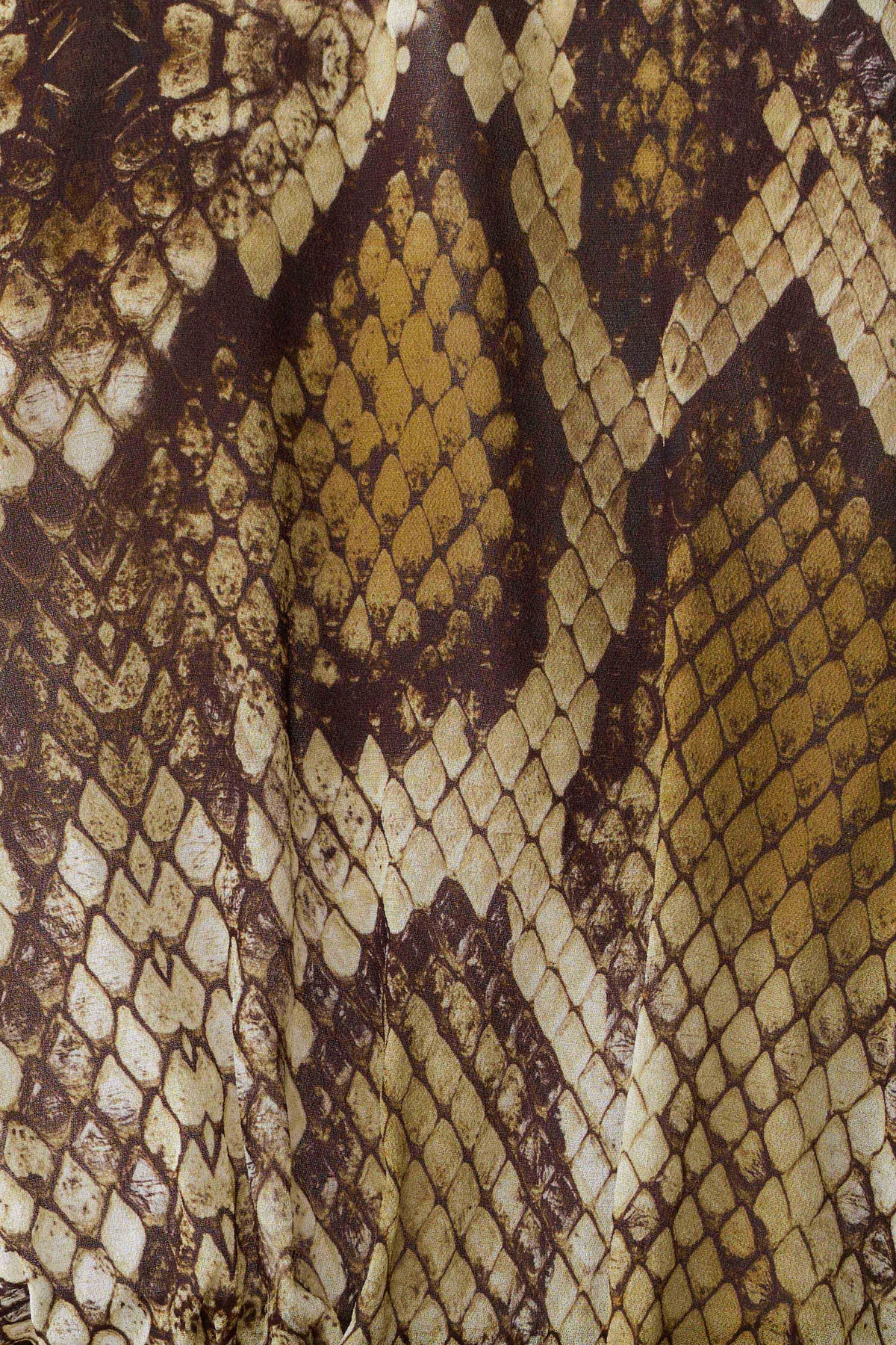 Eliana Tie Back Chiffon Maxi Dress - Snake Print #5