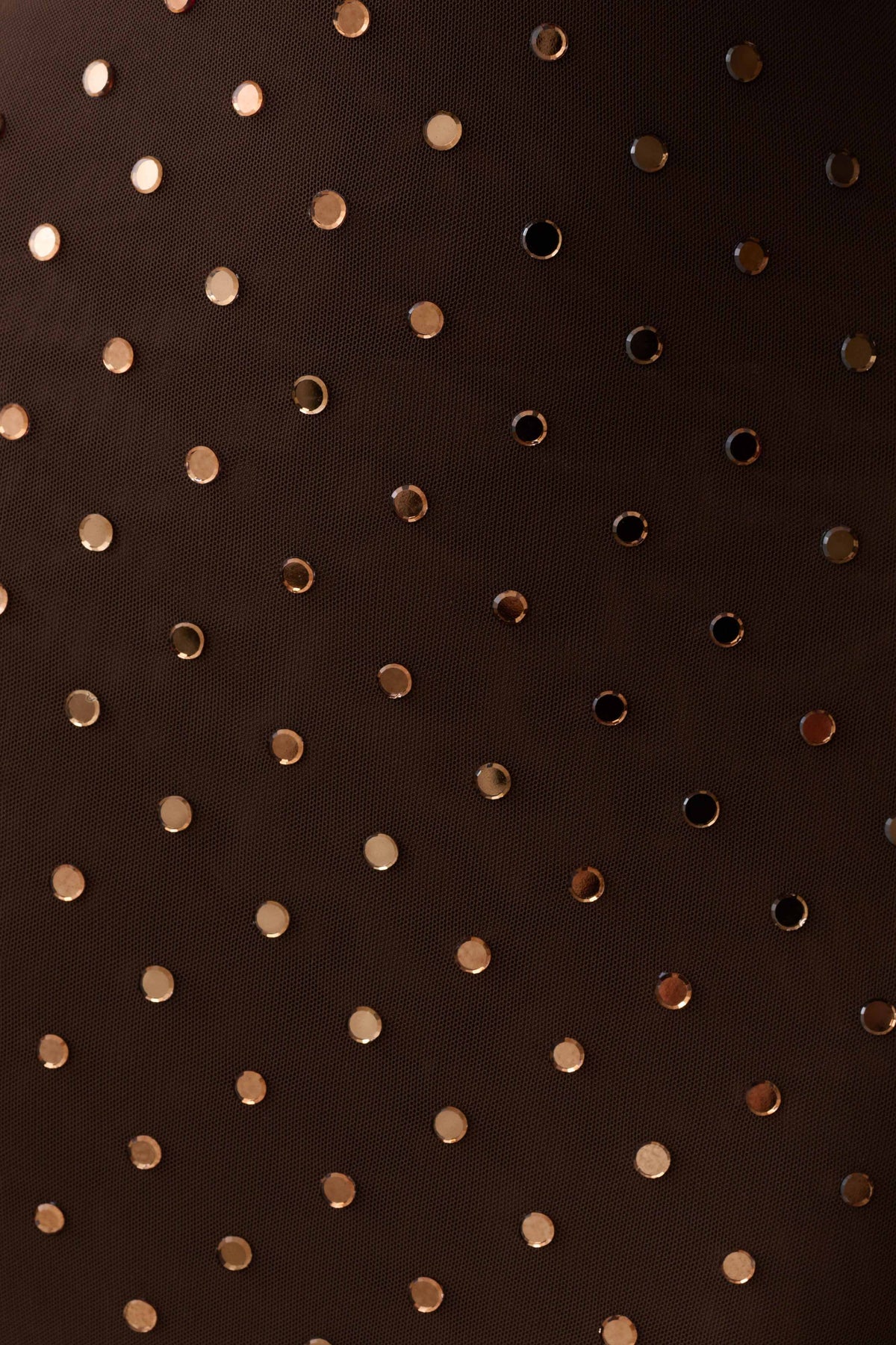Valentine Diamante Maxi Dress - Chocolate