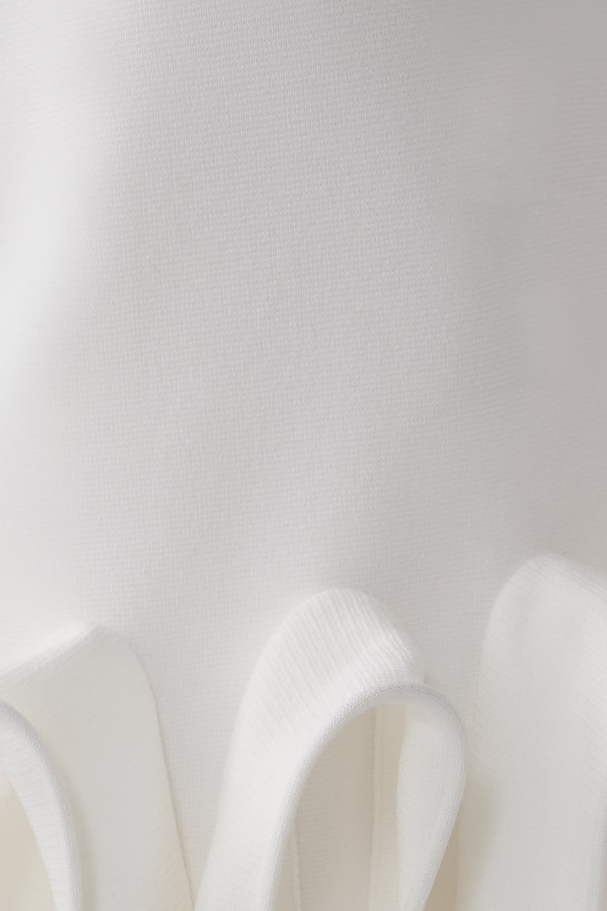 Wendy Wire Hem Knit Midi Dress - White #6