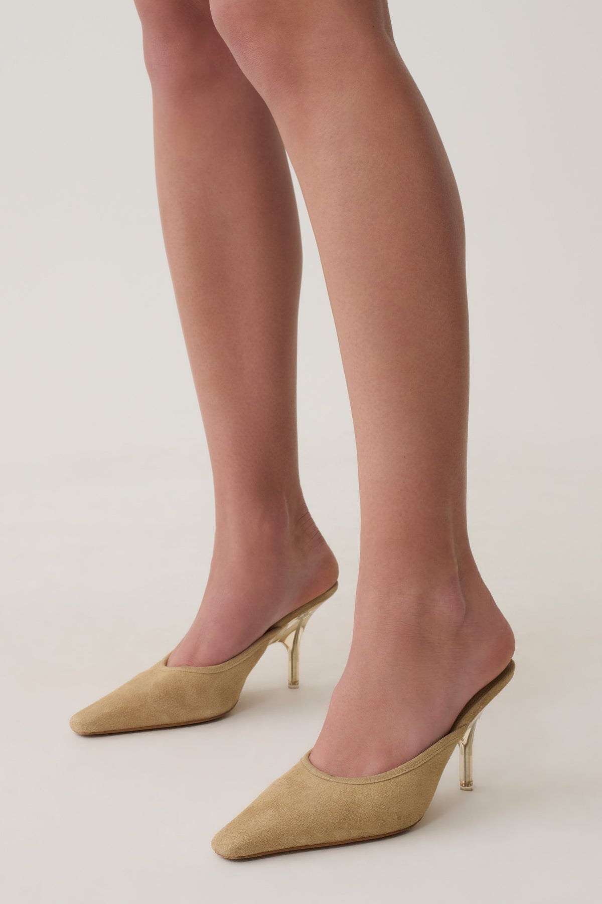 Jules Pointed Toe Mule - Neutral