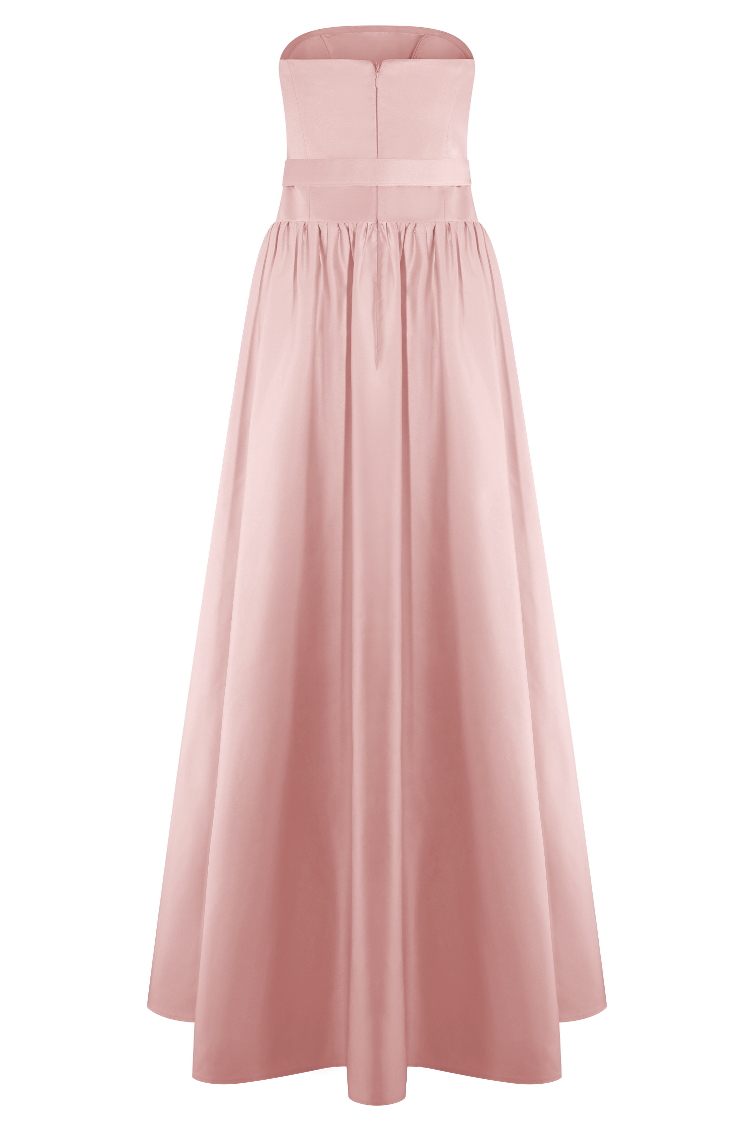 Florence Strapless Belted Maxi Dress / Baby Pink | Meshki | 3XL Florence Strapless Belted Maxi Dress / Baby Pink | Meshki | 3XL