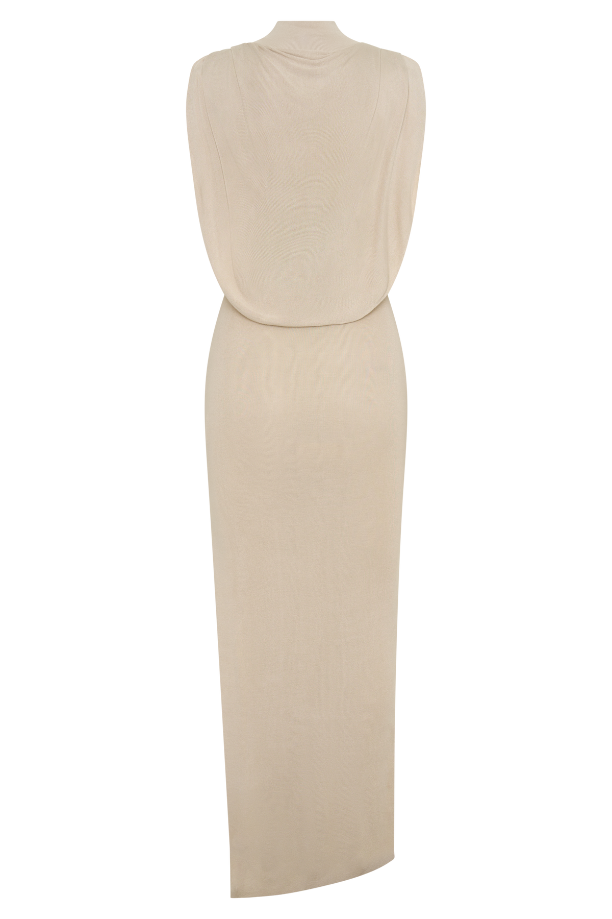 Alexandre Drape Front Knit Maxi Dress - Nude #7
