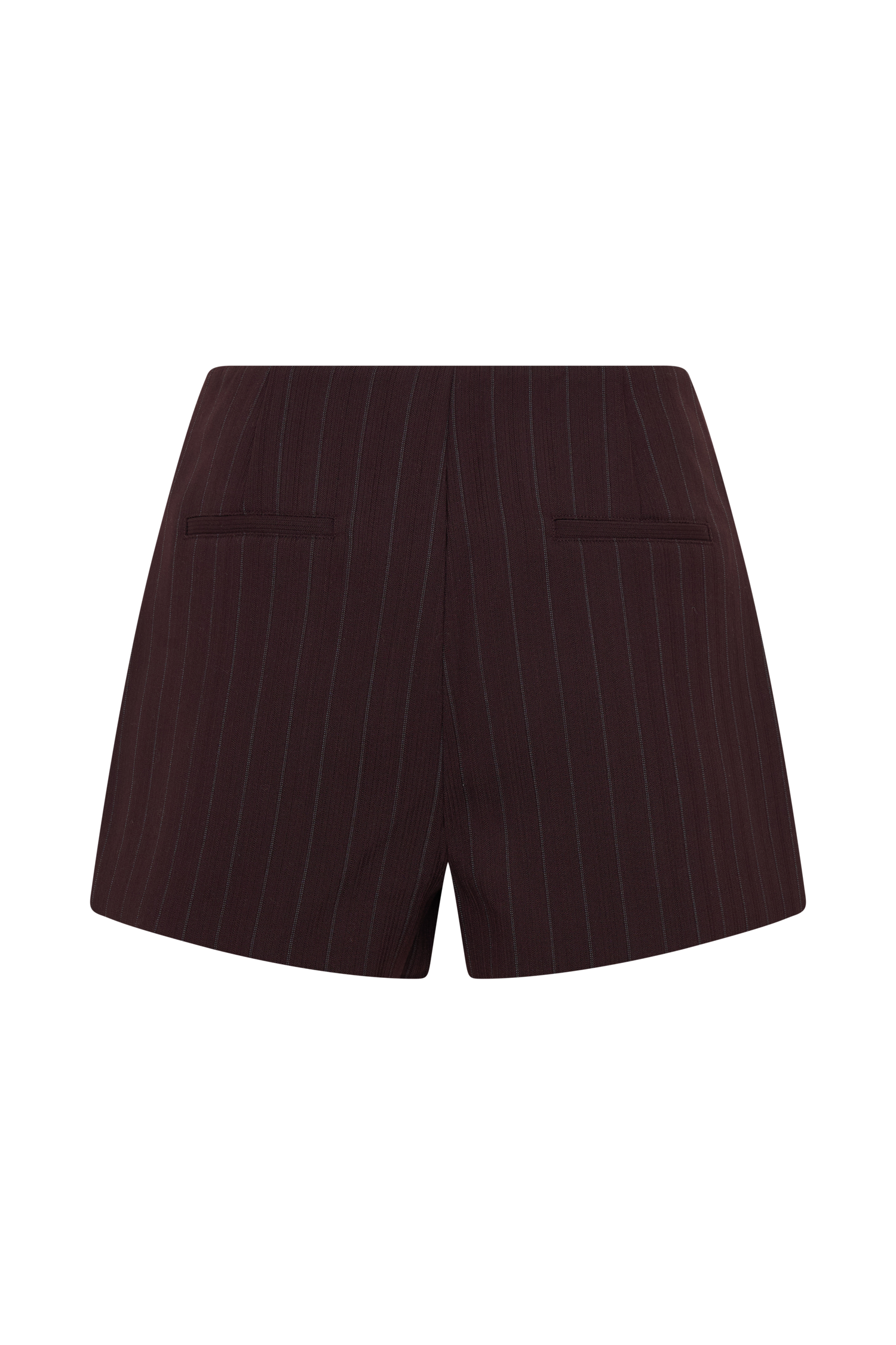 Agatha Suiting Shorts - Plum Pinstripe #10