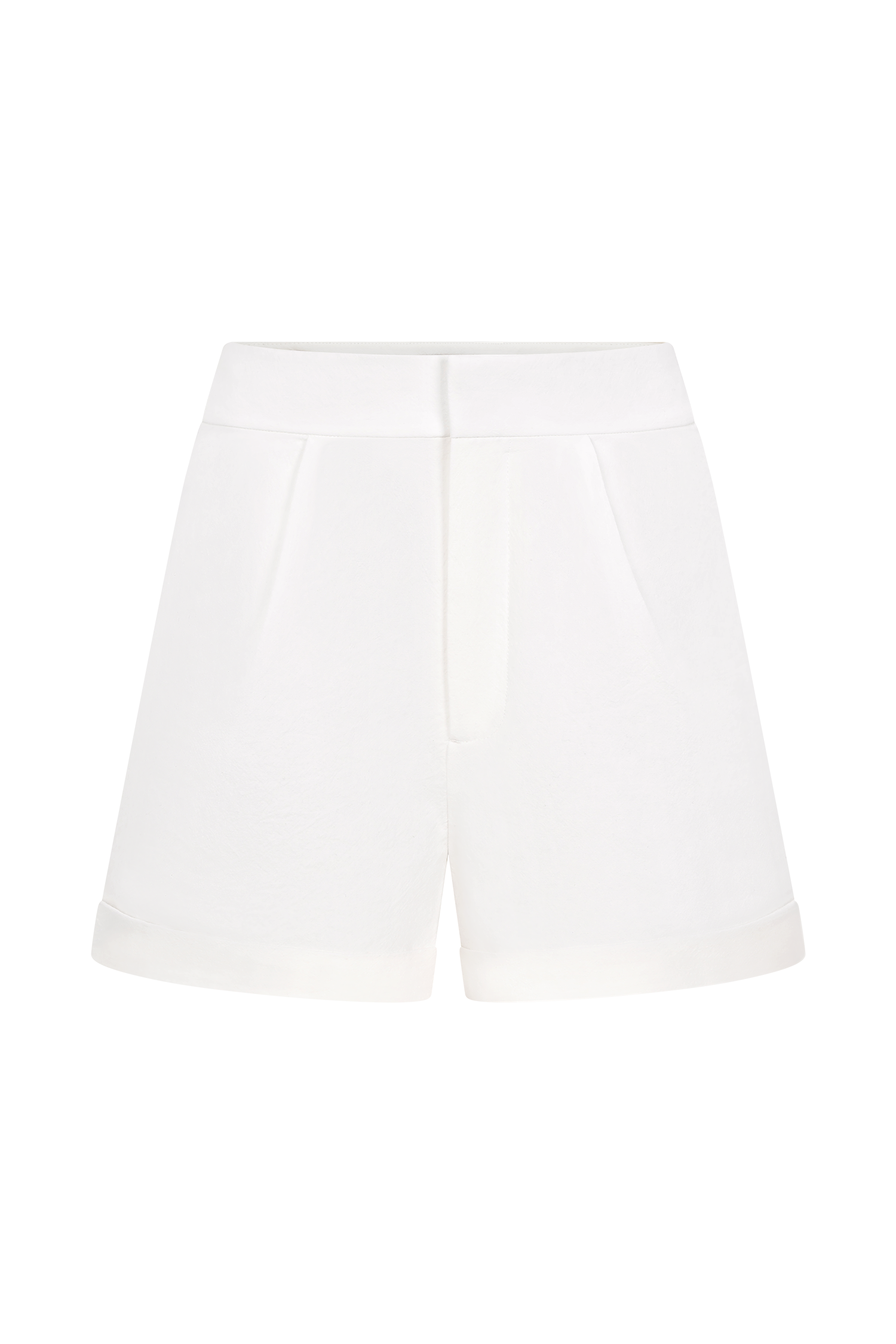 Aldea Cotton Shorts - White #9
