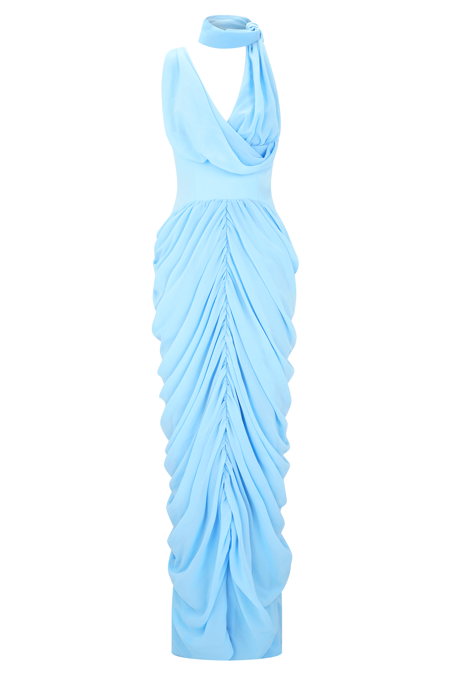 Alex Chiffon Maxi Dress - Blue | MESHKI US Alex Chiffon Maxi Dress - Blue | MESHKI US