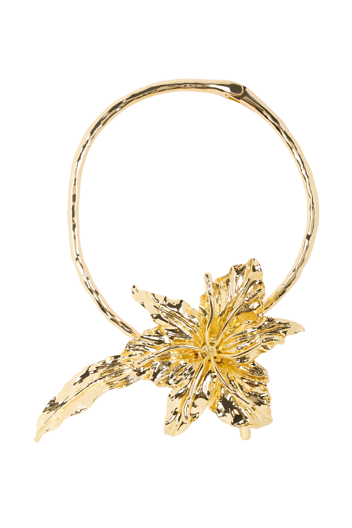 Allona Floral Choker - Gold