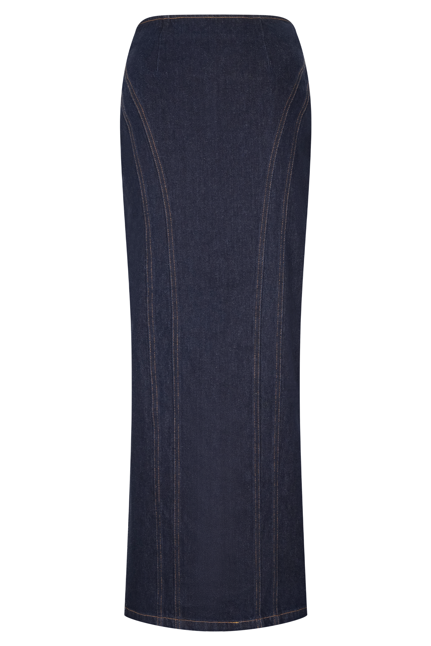 Alma Denim Maxi Skirt - Indigo Blue #8