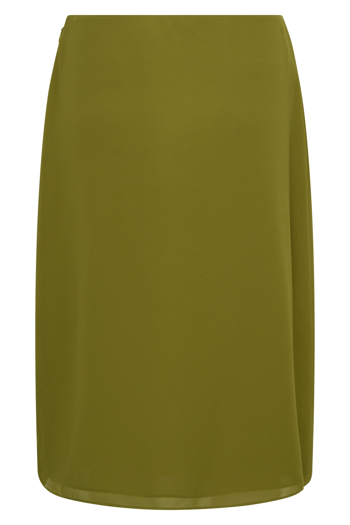 Amelia Chiffon Midi Skirt - Green #8