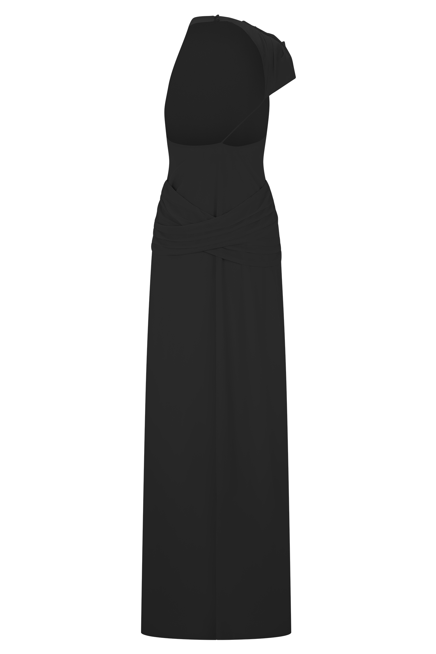 meshki maxi dresses Henley Slinky Drape Maxi Dress - Pale Blue