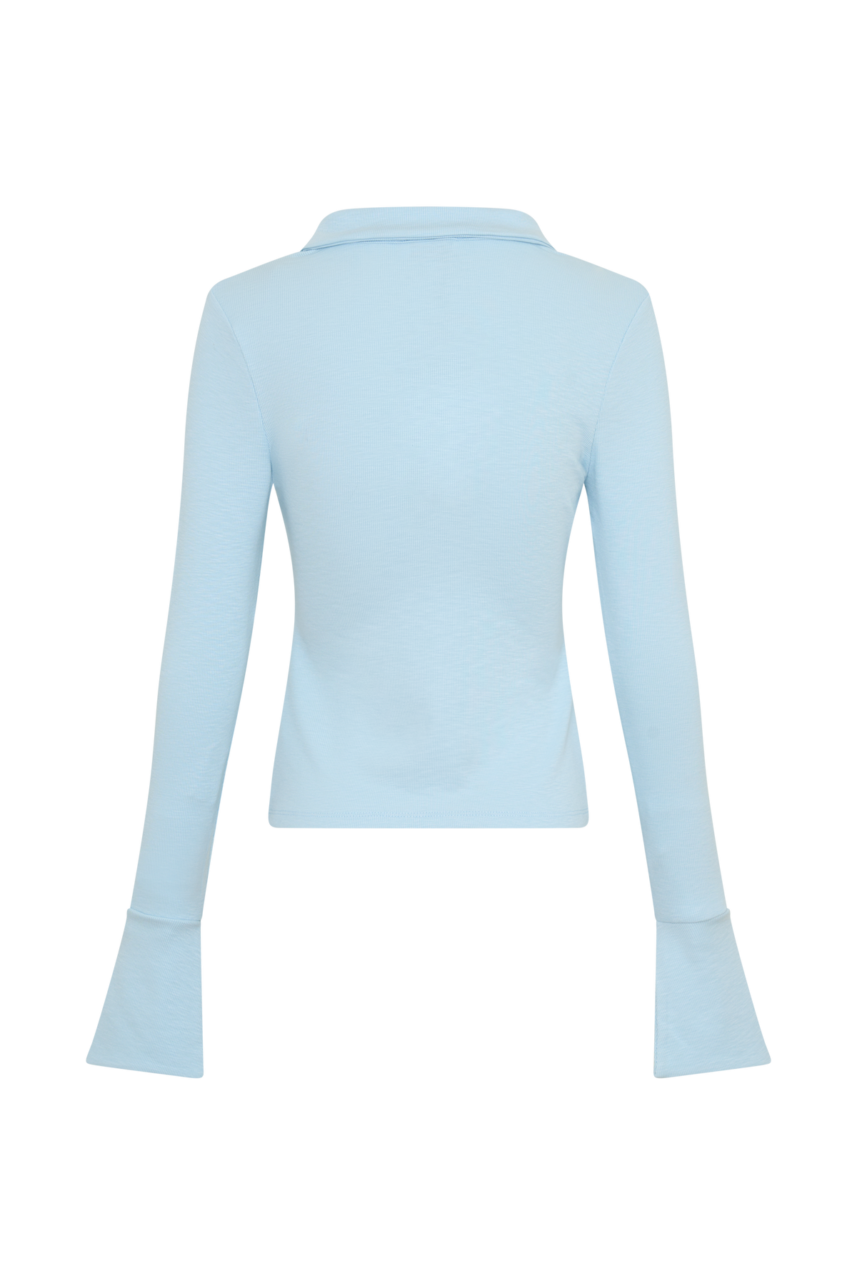 Analisa Button Down Long Sleeve Top - Pale Blue #2