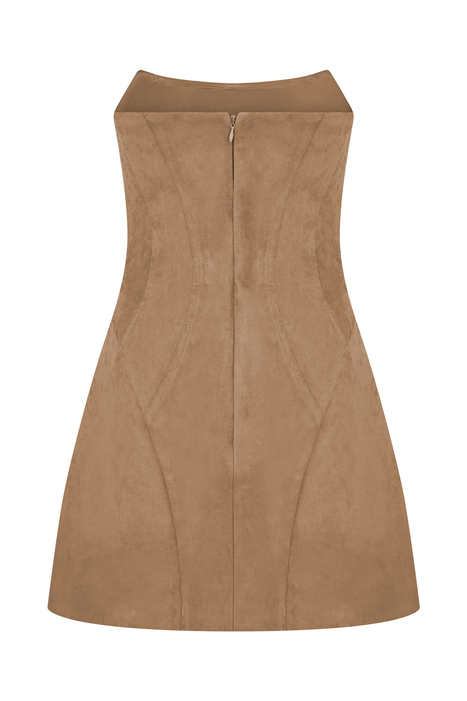 rose pink faux suede pocket detail bodycon dress PRETTY LITTLE THING WOMEN'S PLUS FAUX SUEDE BODYCON DRESS DUSTY PINK LARGE NWT!