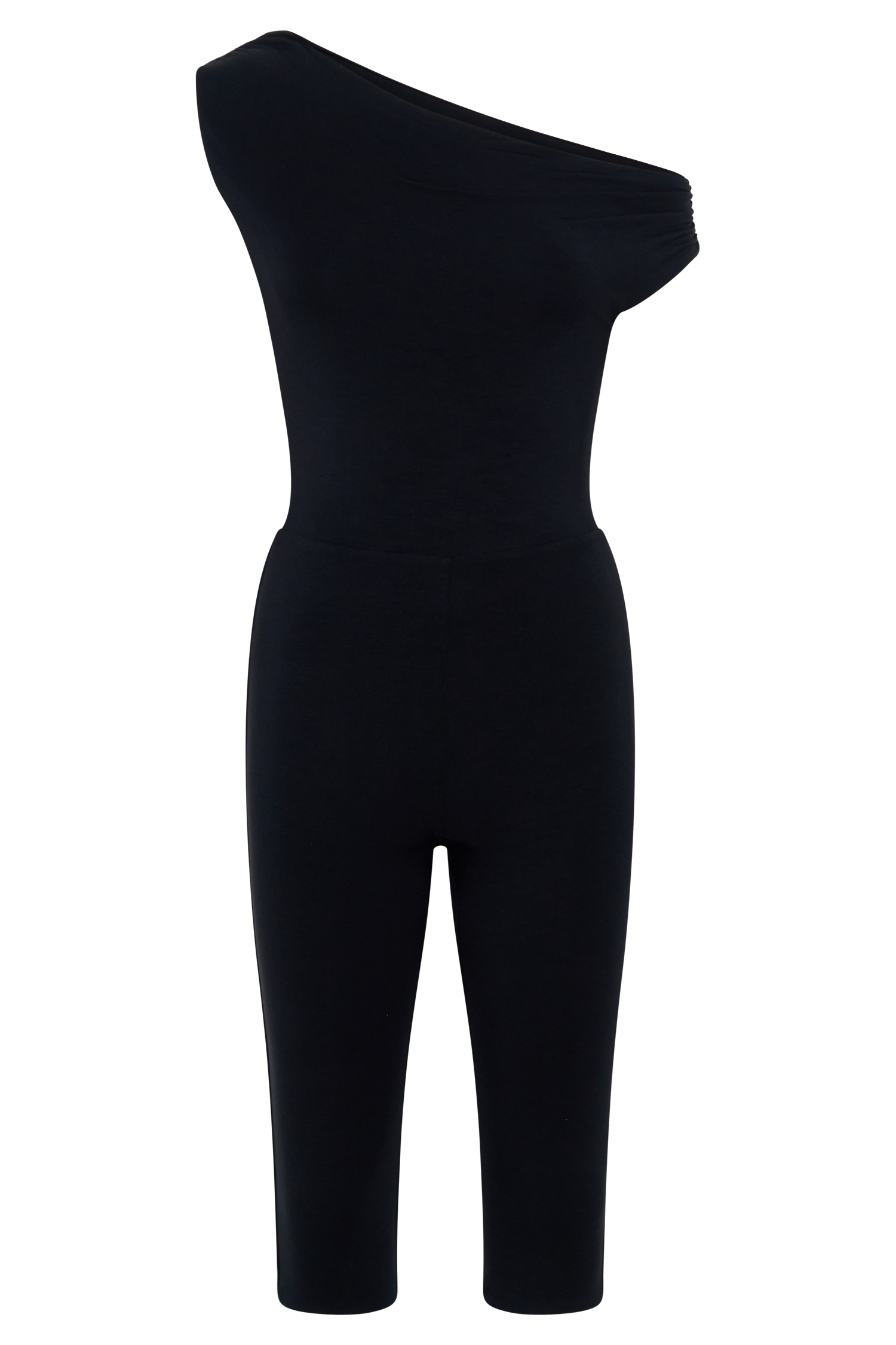 Anh One Shoulder Modal Jumpsuit - Black #8