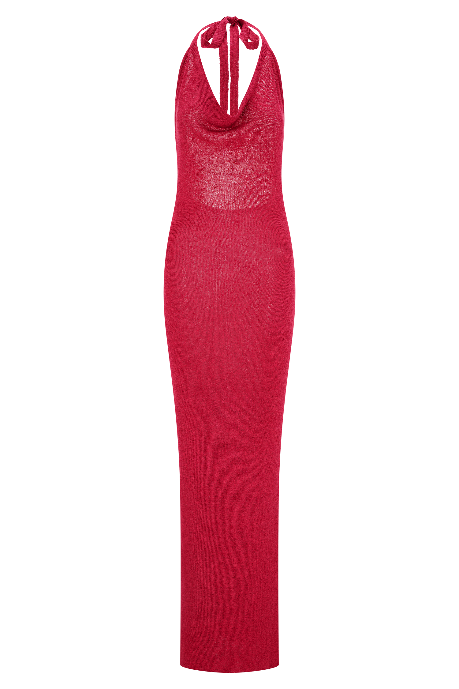Ayella Cowl Knit Maxi Dress - Raspberry | MESHKI US Ayella Cowl Knit Maxi Dress - Raspberry | MESHKI US