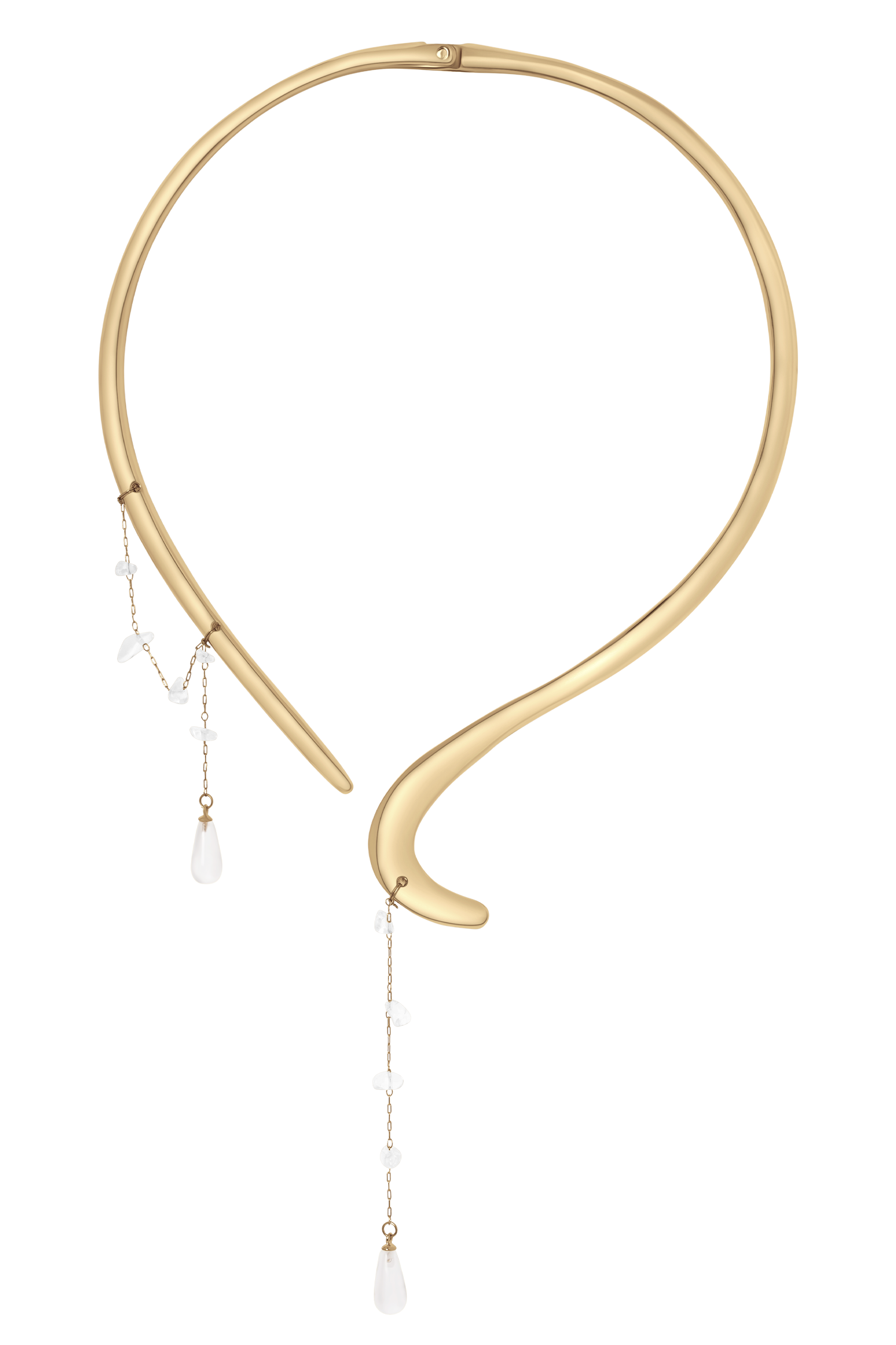 Azura Teardrop Necklace - Gold #4