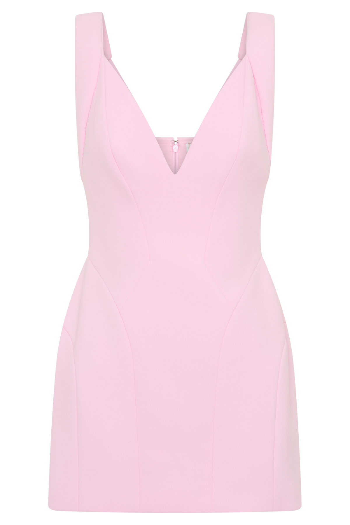 Blanche Crepe Mini Dress - Pink #8
