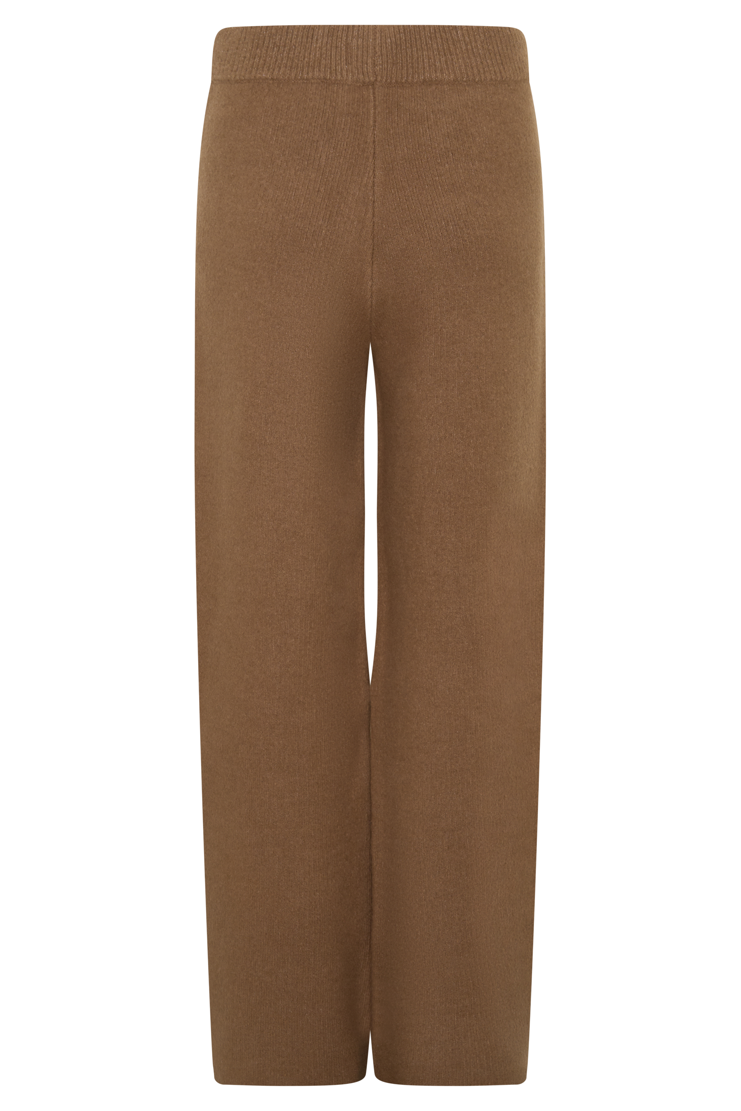 Brittany Pleat Front Knit Pants - Camel | MESHKI US