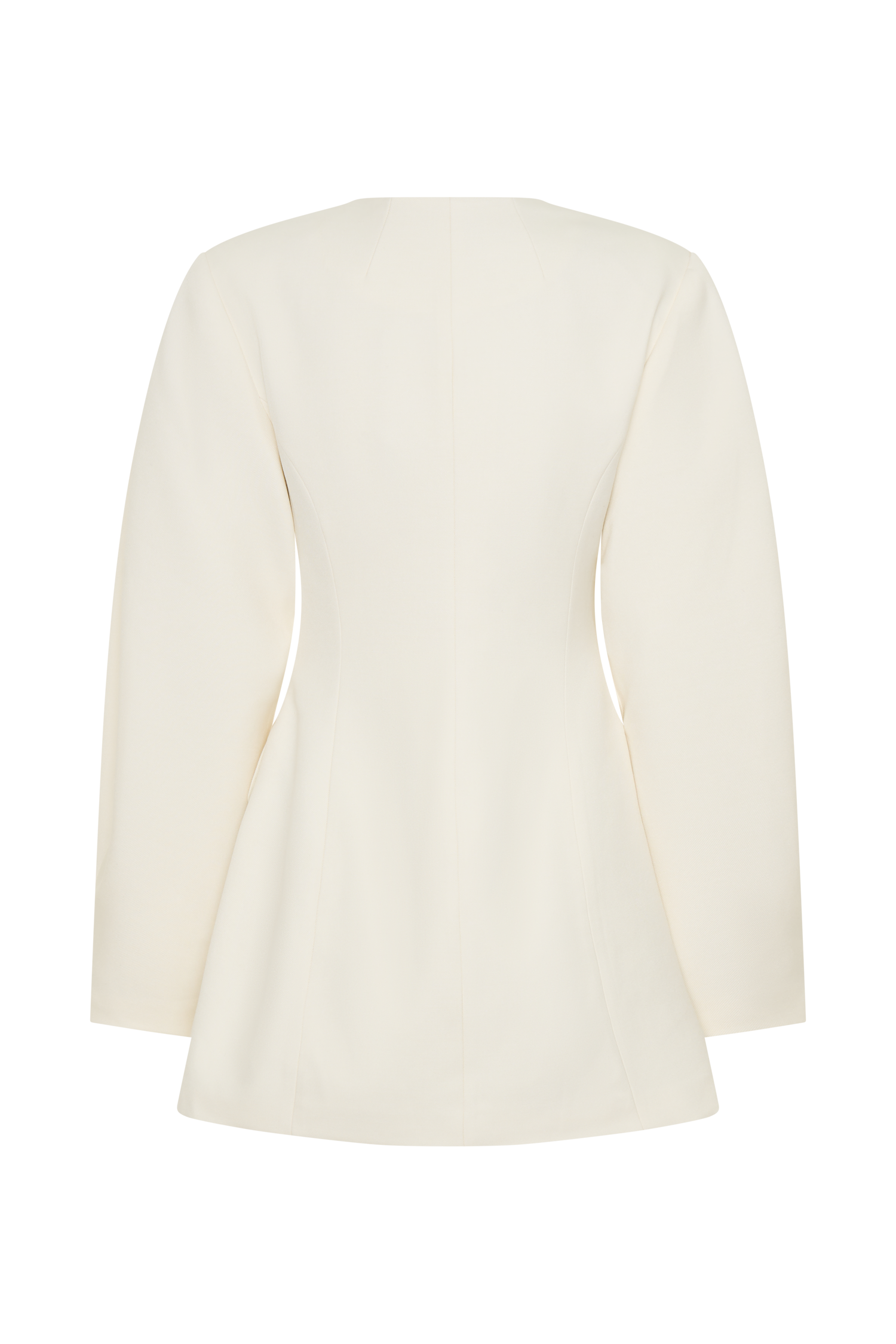 Beatrice Blazer Mini Dress Ivory MESHKI US