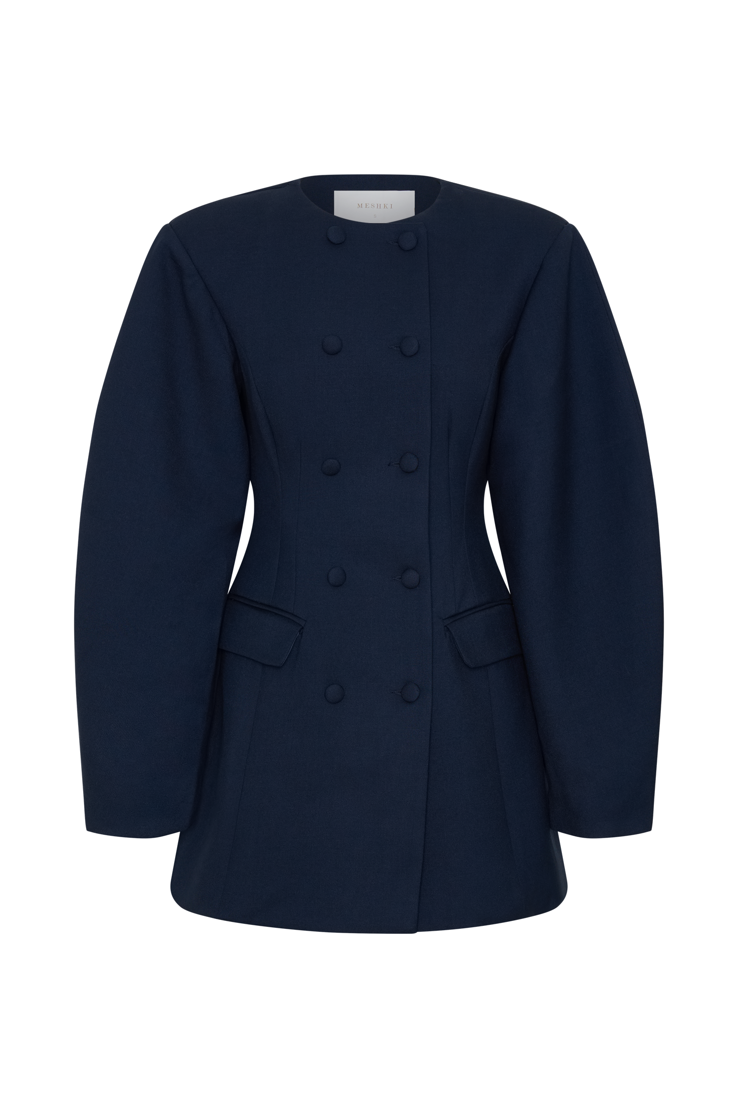 Beatrice Blazer Mini Dress / Navy | Meshki | XXL Beatrice Blazer Mini Dress / Navy | Meshki | XXL
