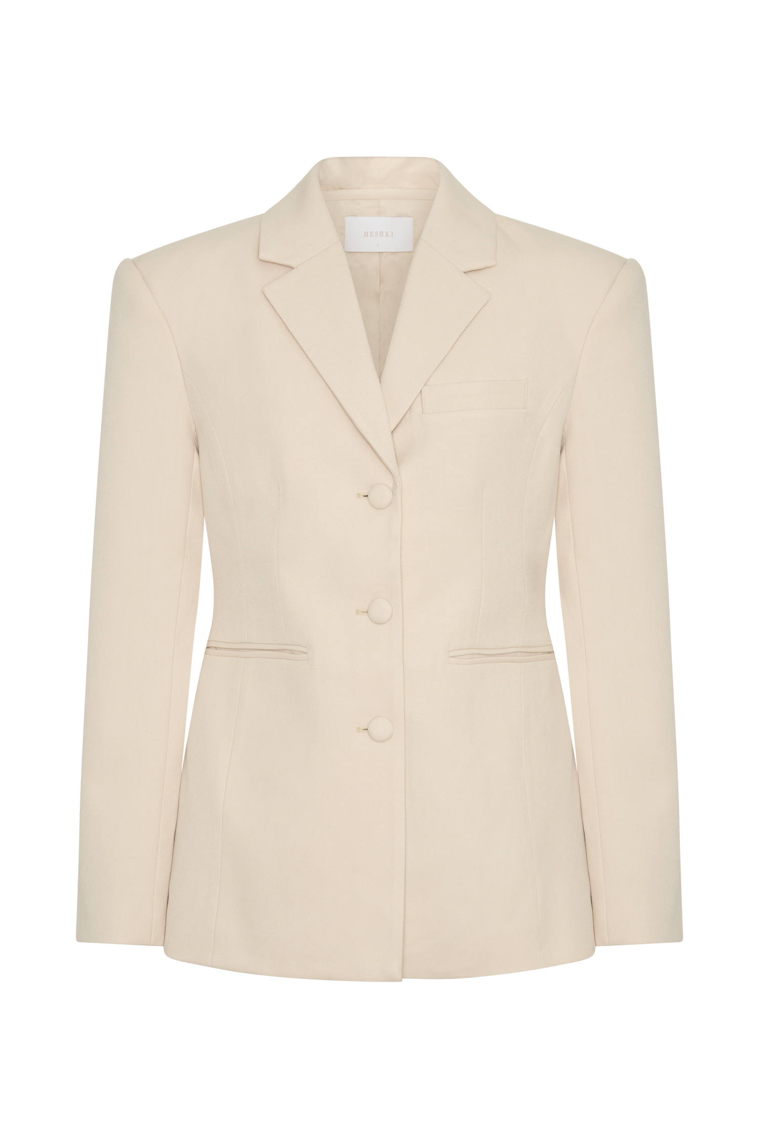 Bellamy Cinched Blazer - Buttermilk #10