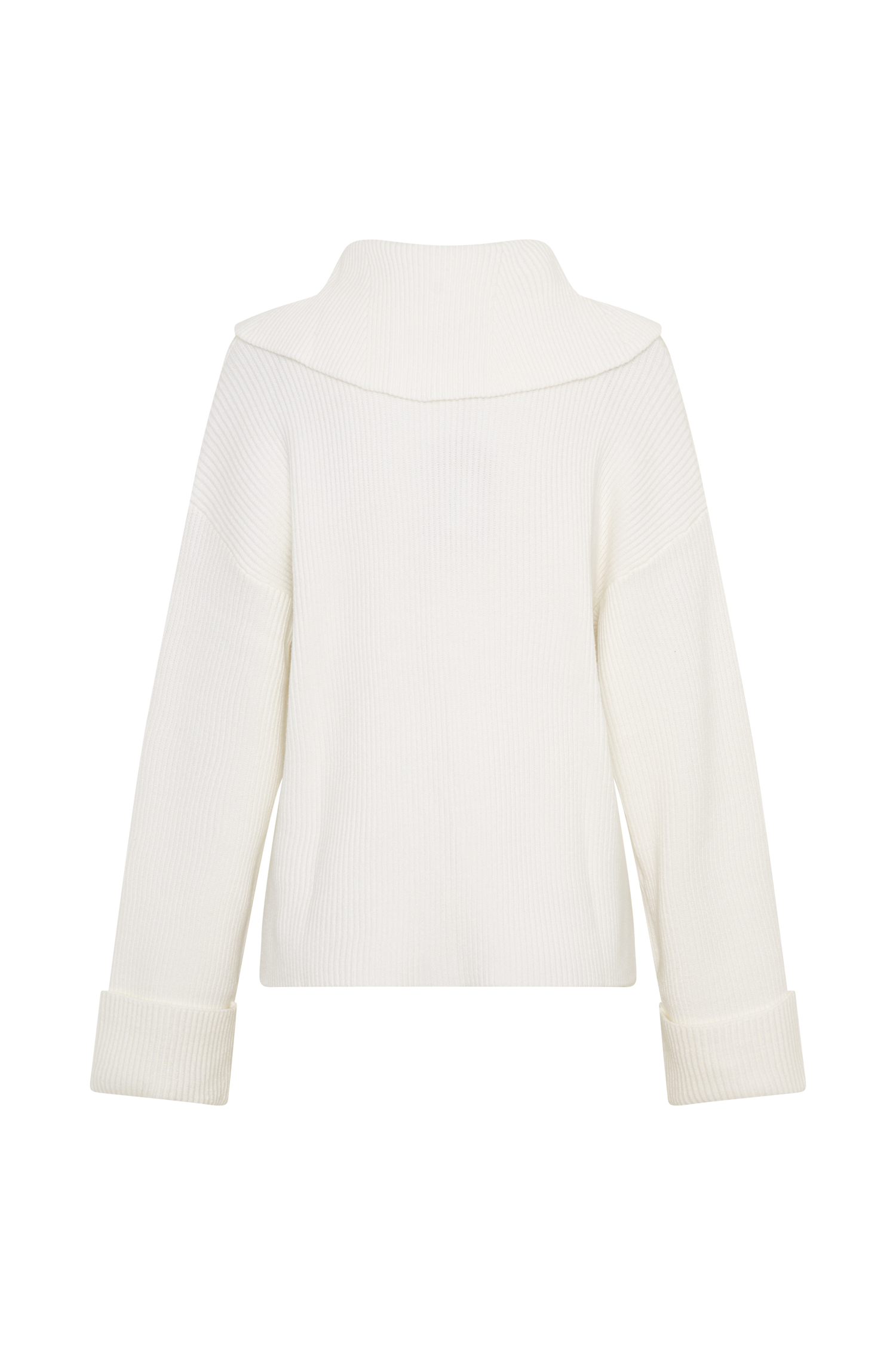 Bianka V Neck Knit Jumper - Off White #8