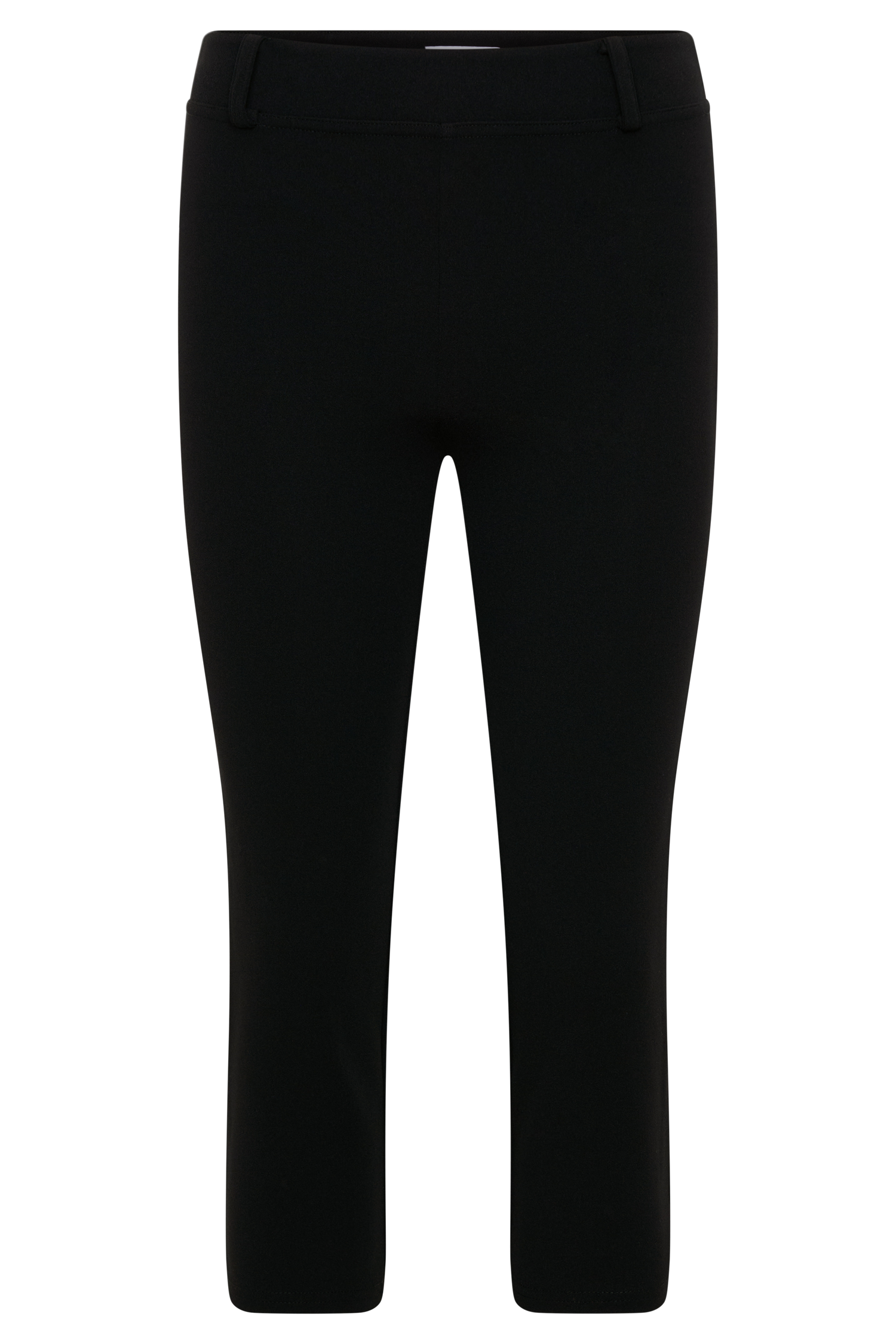 Blanca Stretch Crepe Capri Pants - Black | MESHKI US