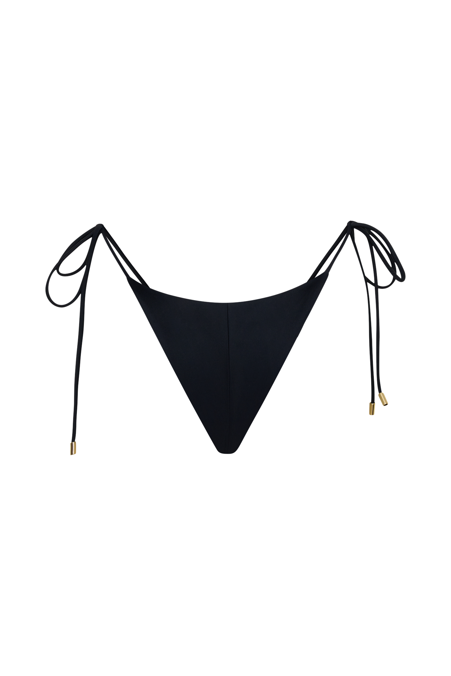 Blossom Side Tie Bikini Bottom - Black #13