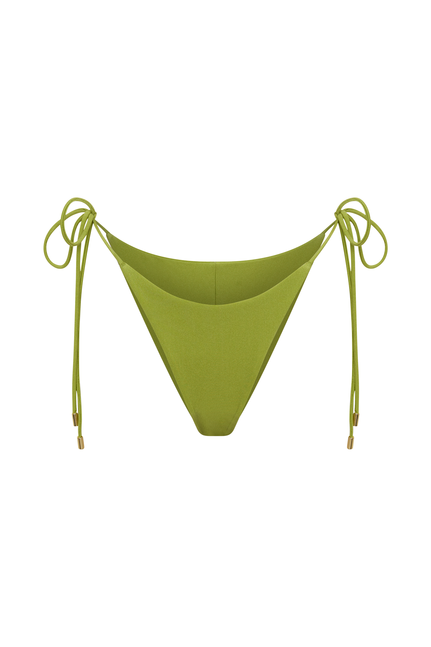 Blossom Side Tie Bikini Bottom - Green #13