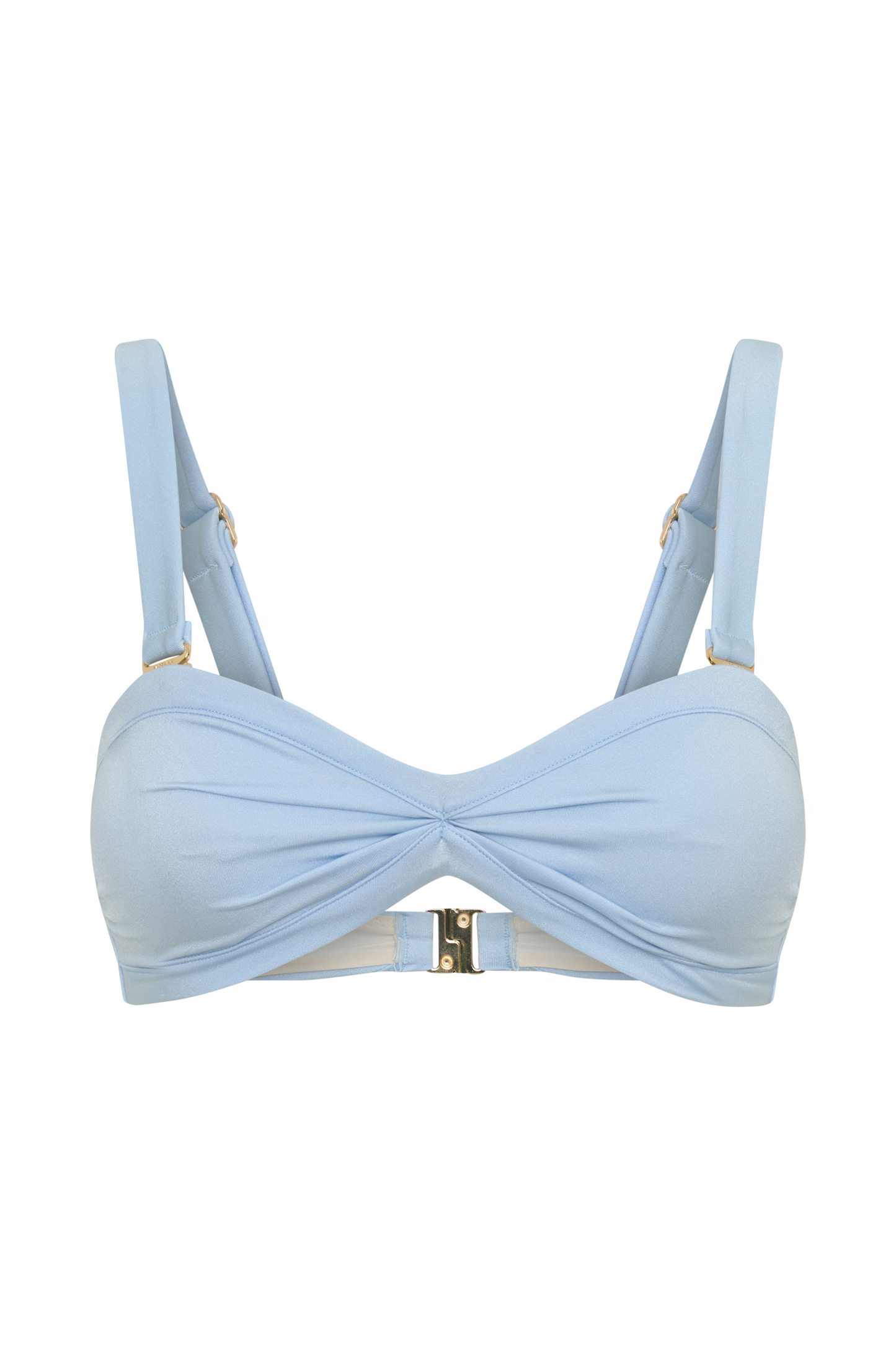 Briar Strapless Bikini Top - Pale Blue
