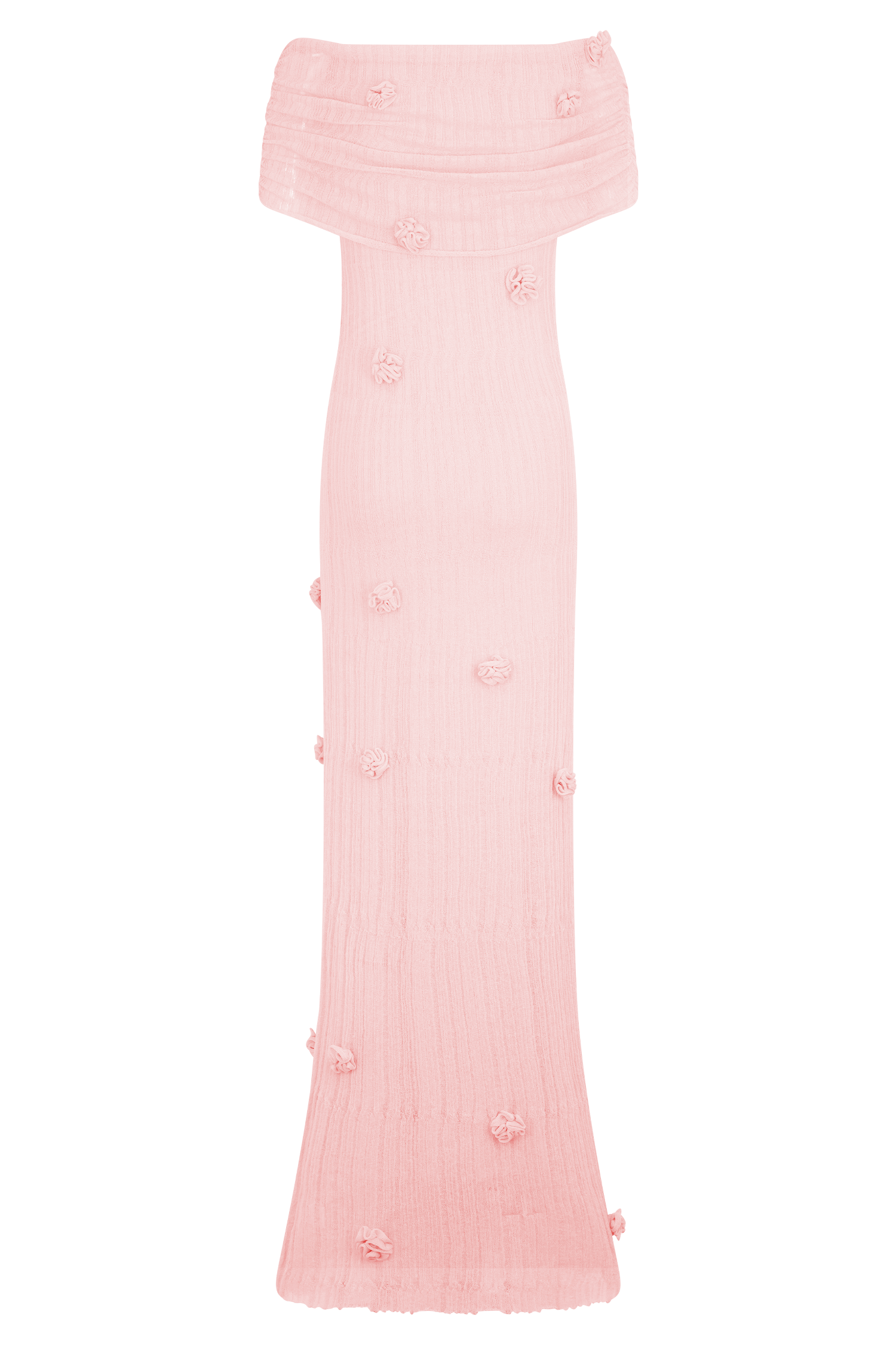 Brynn Orchid Knit Maxi Dress - Pastel Pink | MESHKI US Brynn Orchid Knit Maxi Dress - Pastel Pink | MESHKI US