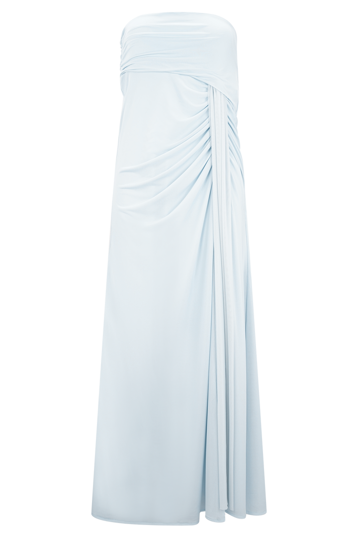 Calandra Slinky Maxi Skirt - Pale Blue main image 1