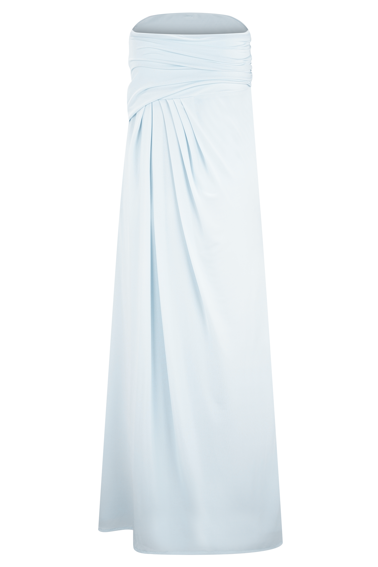 Calandra Slinky Maxi Skirt - Pale Blue #6