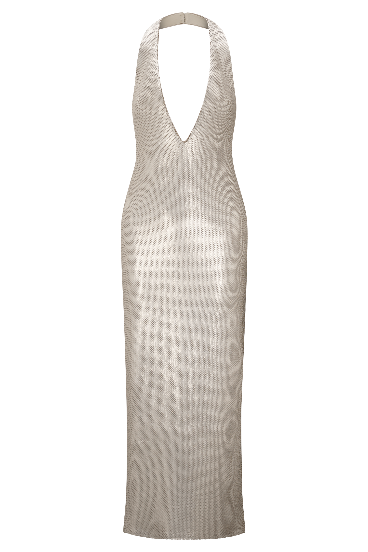 Carnation Sequin Halter Midi Dress - Gold | MESHKI US Carnation Sequin Halter Midi Dress - Gold | MESHKI US