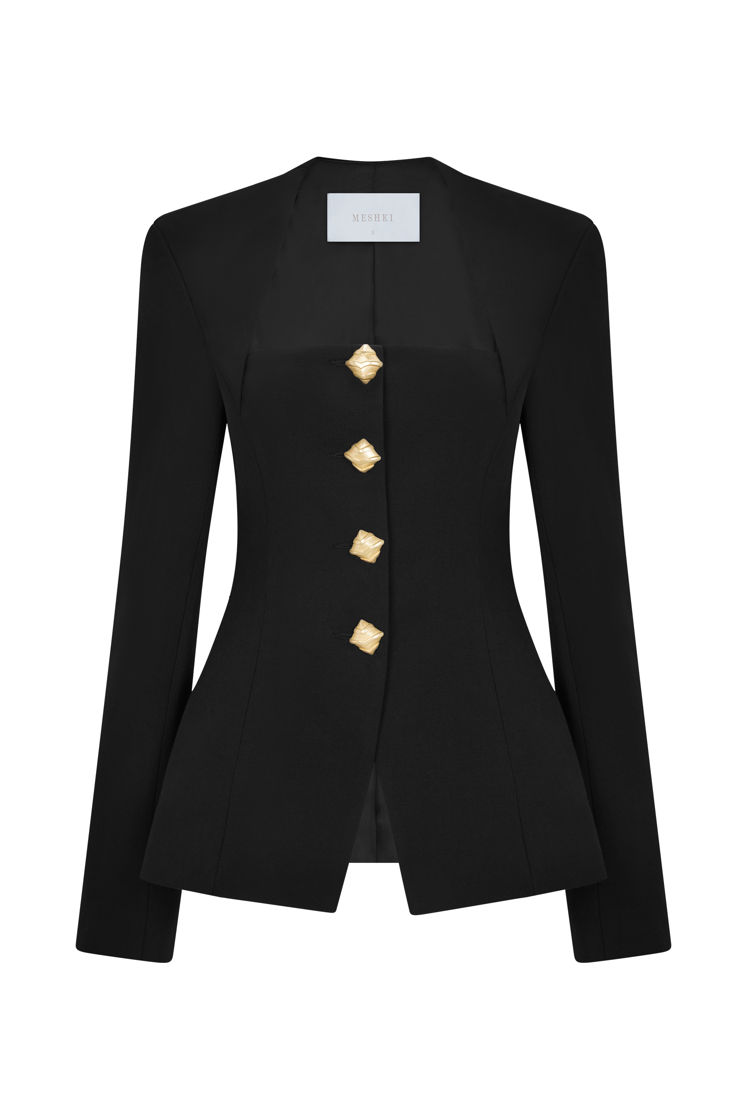 Christel Suiting Fitted Blazer - Black #9