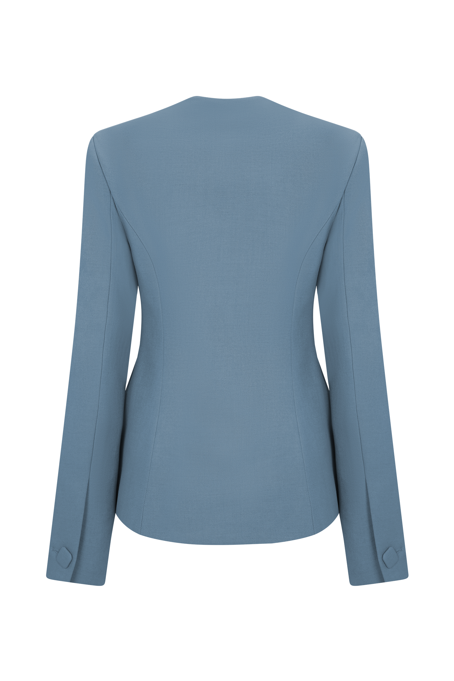 Christel Suiting Fitted Blazer - Ocean Blue #7