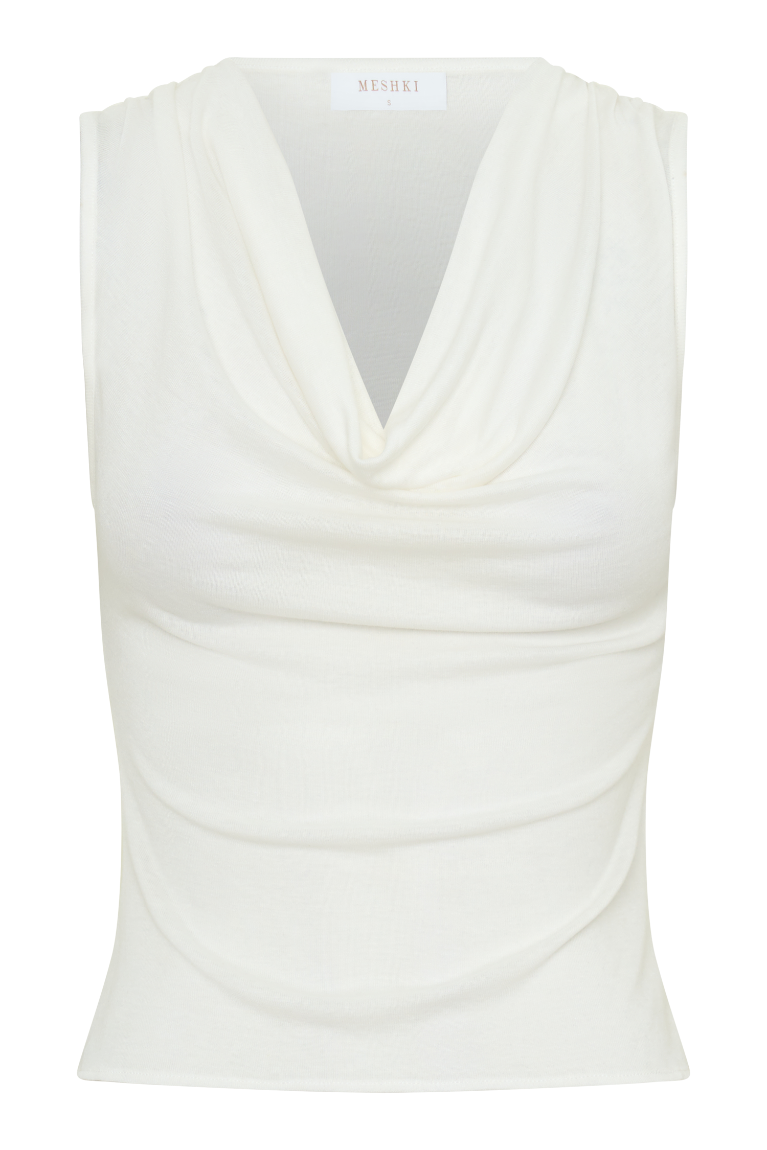 Ciaran Sleeveless Sheer Top - Ivory #11