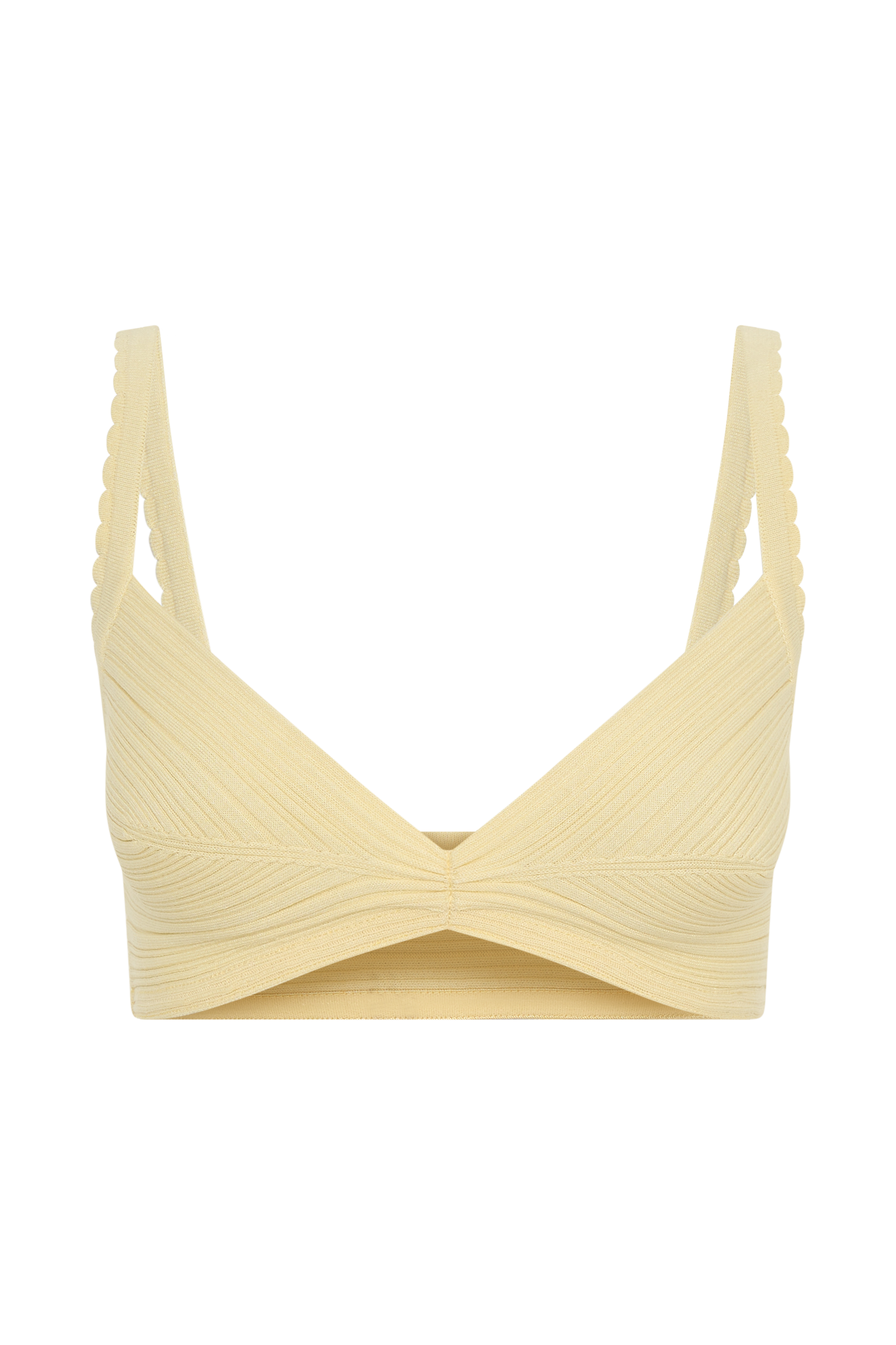 Coleene Pointelle Knit Top - Lemon #9